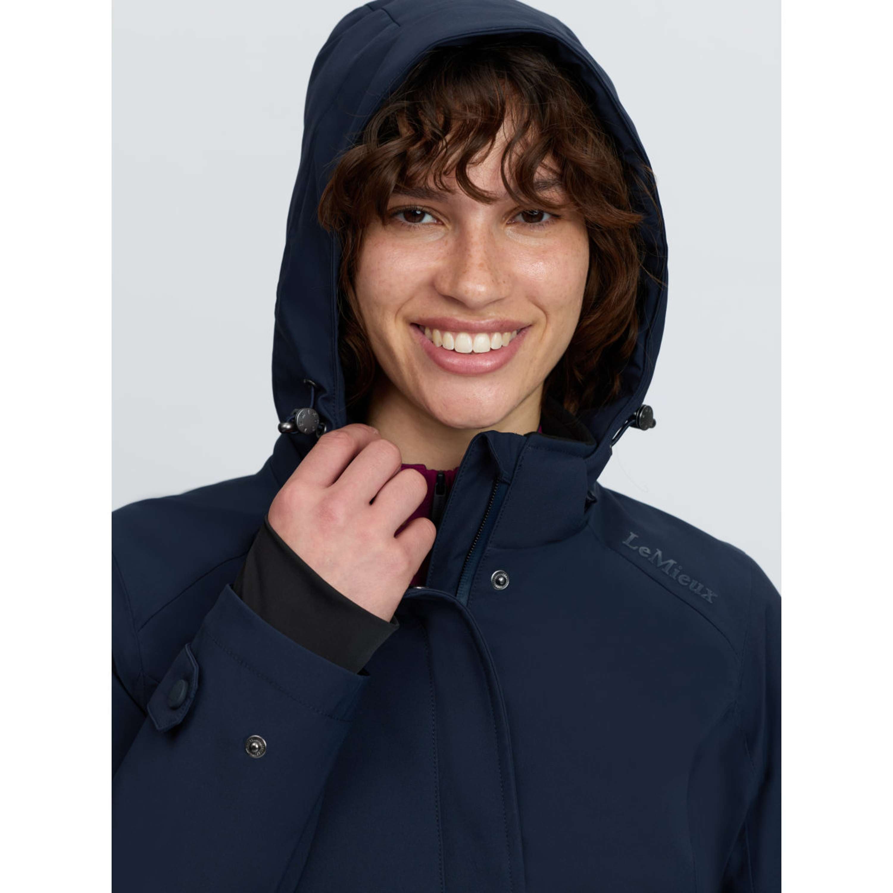 LeMieux Abrigo Largo Erin Waterproof Padded Navy