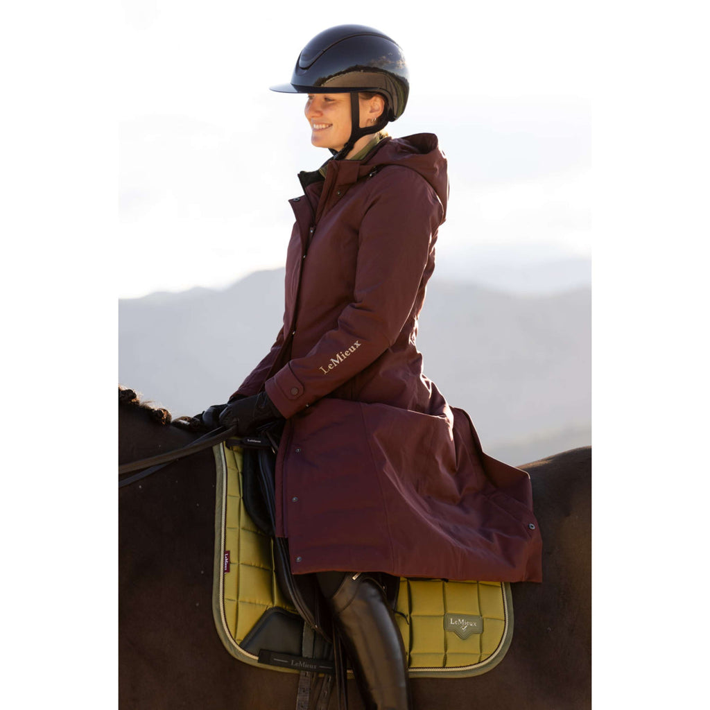 LeMieux Abrigo Largo Erin Waterproof Padded Bramble