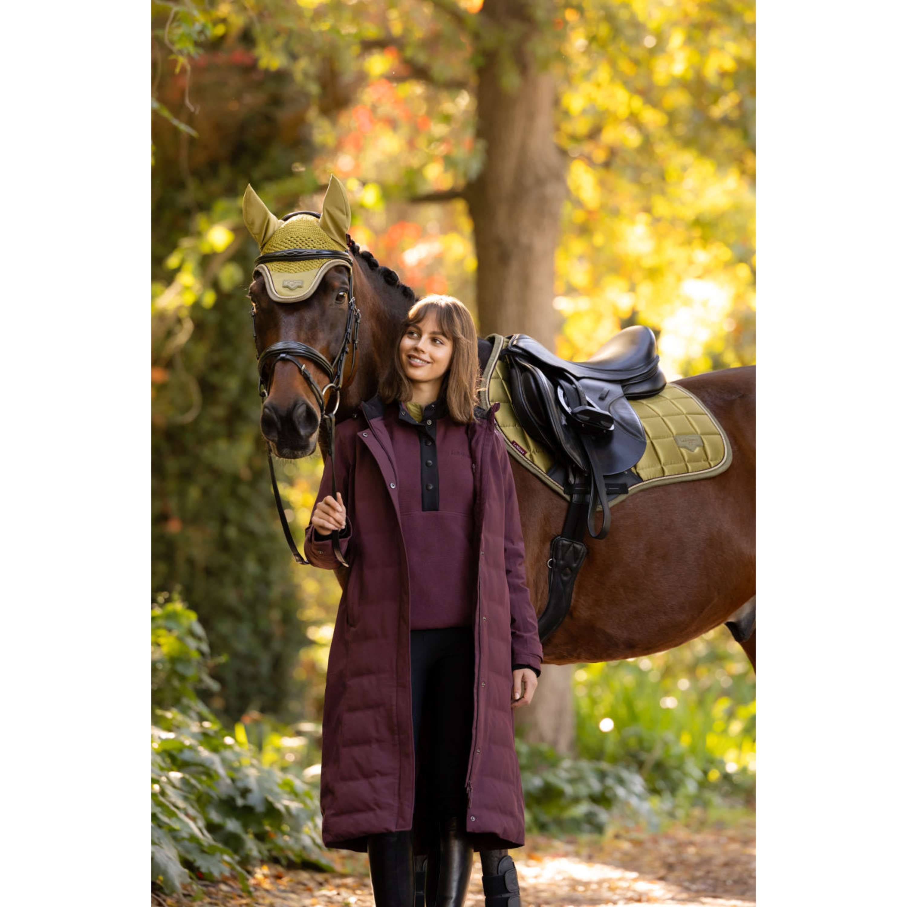 LeMieux Abrigo Largo Erin Waterproof Padded Bramble