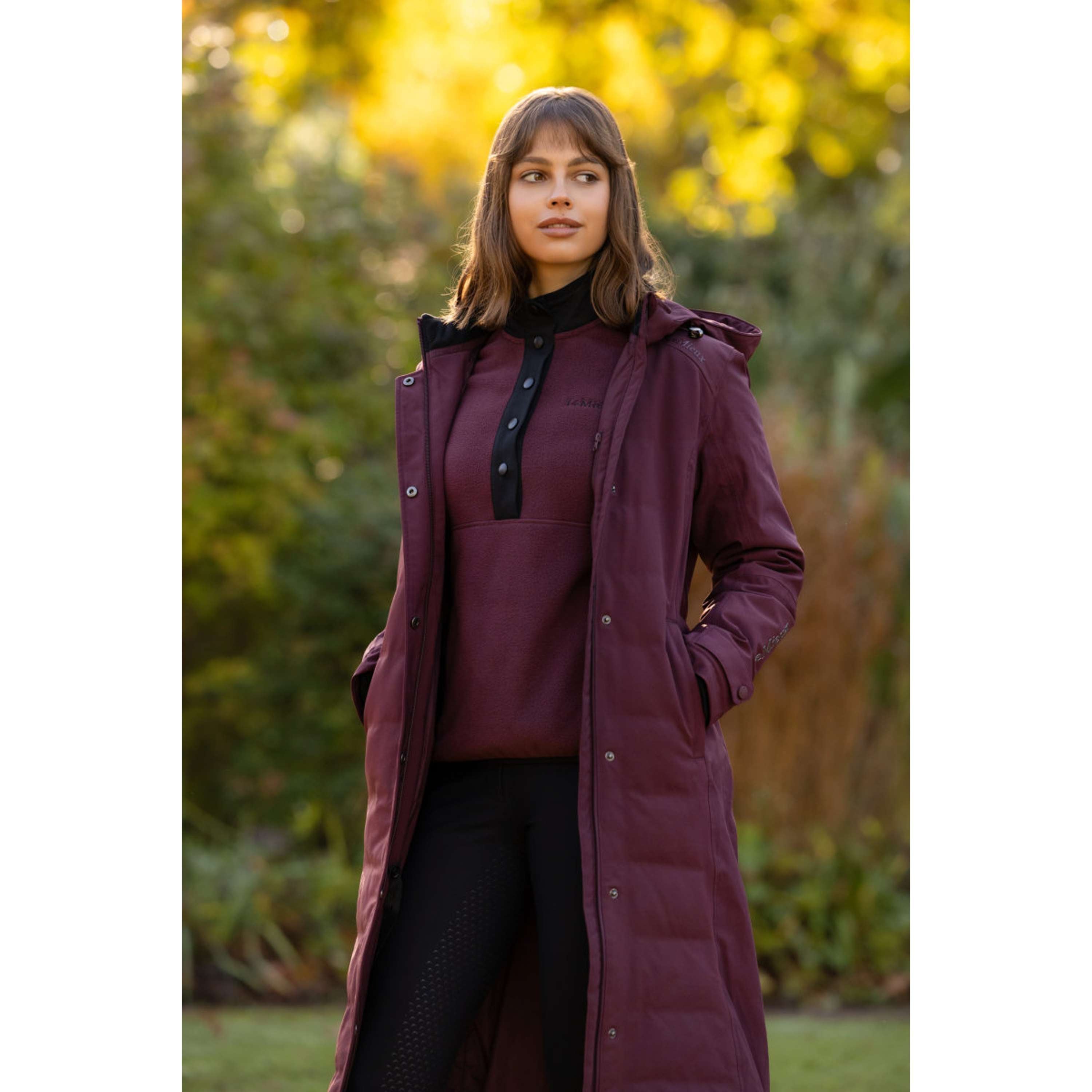 LeMieux Abrigo Largo Erin Waterproof Padded Bramble