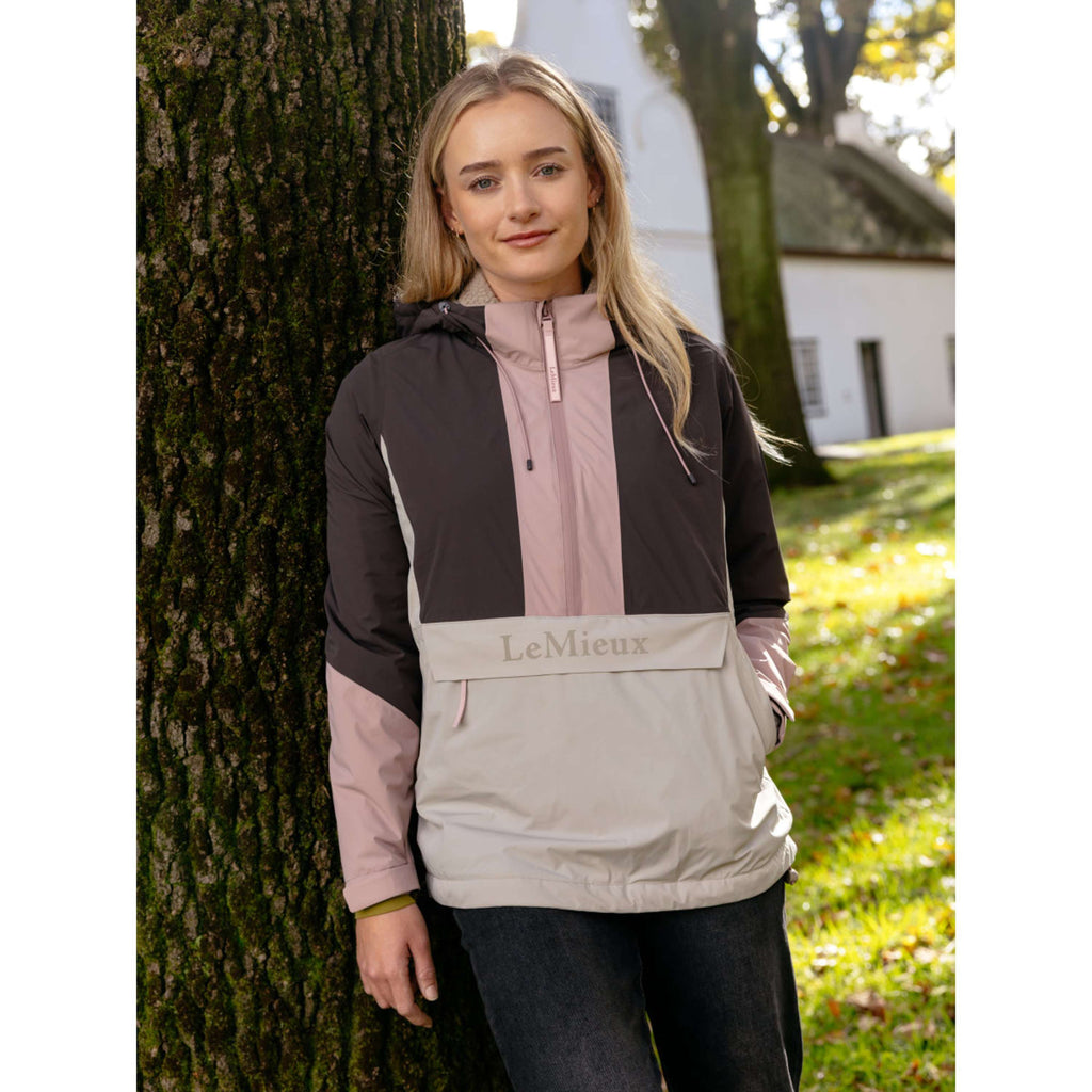 LeMieux Chaqueta Phoebe Half Zip Waterproof Anorak Wild Rose