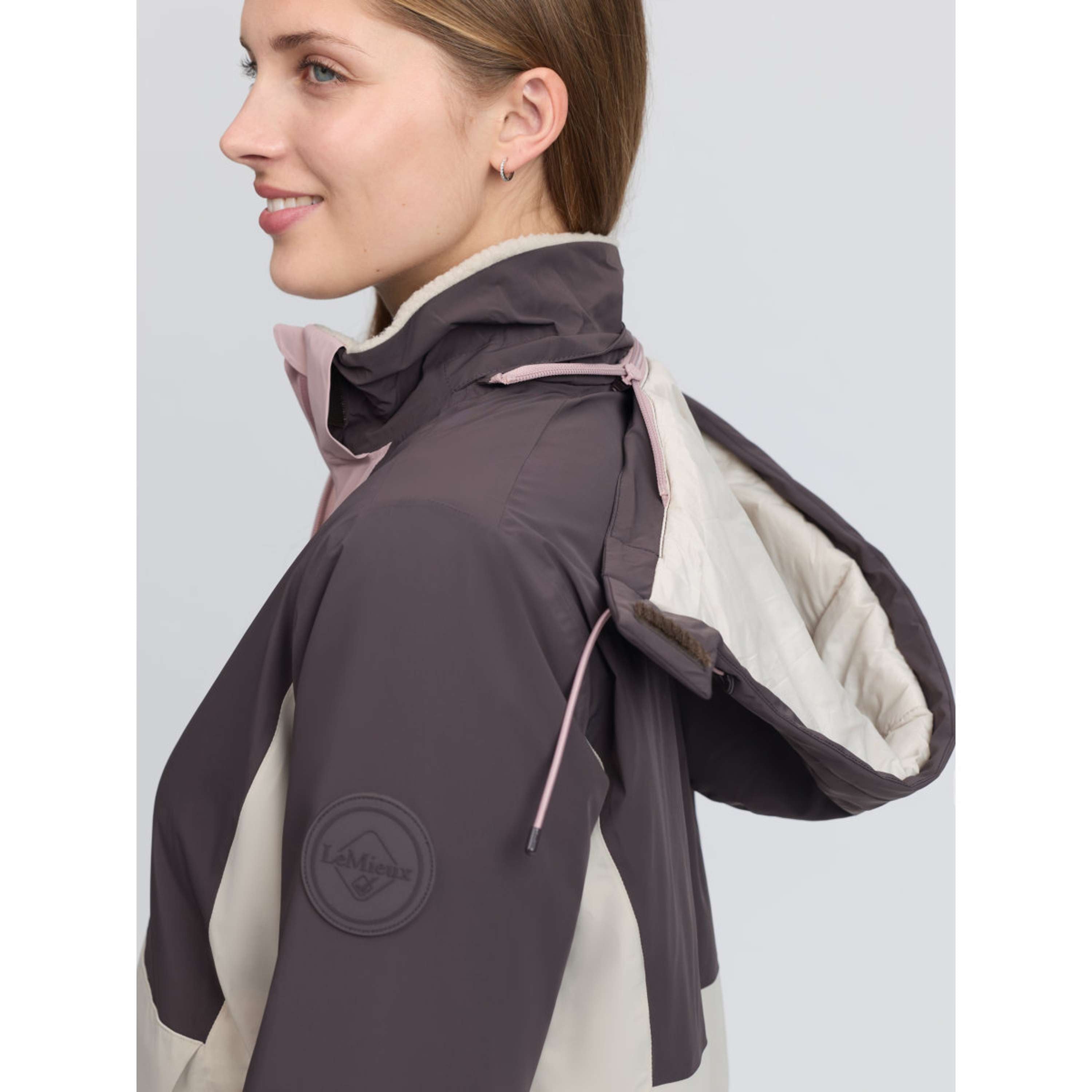 LeMieux Chaqueta Phoebe Half Zip Waterproof Anorak Wild Rose