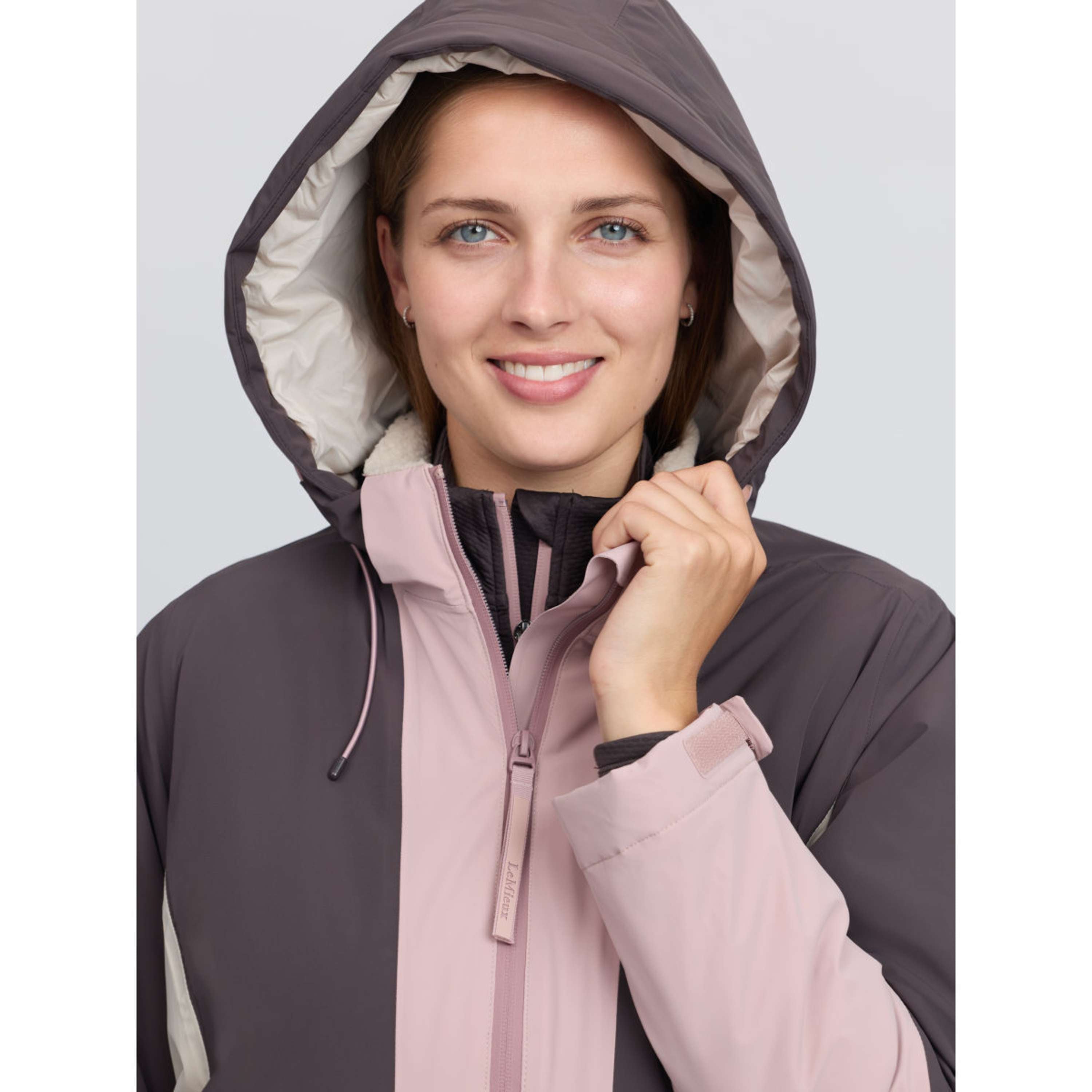 LeMieux Chaqueta Phoebe Half Zip Waterproof Anorak Wild Rose