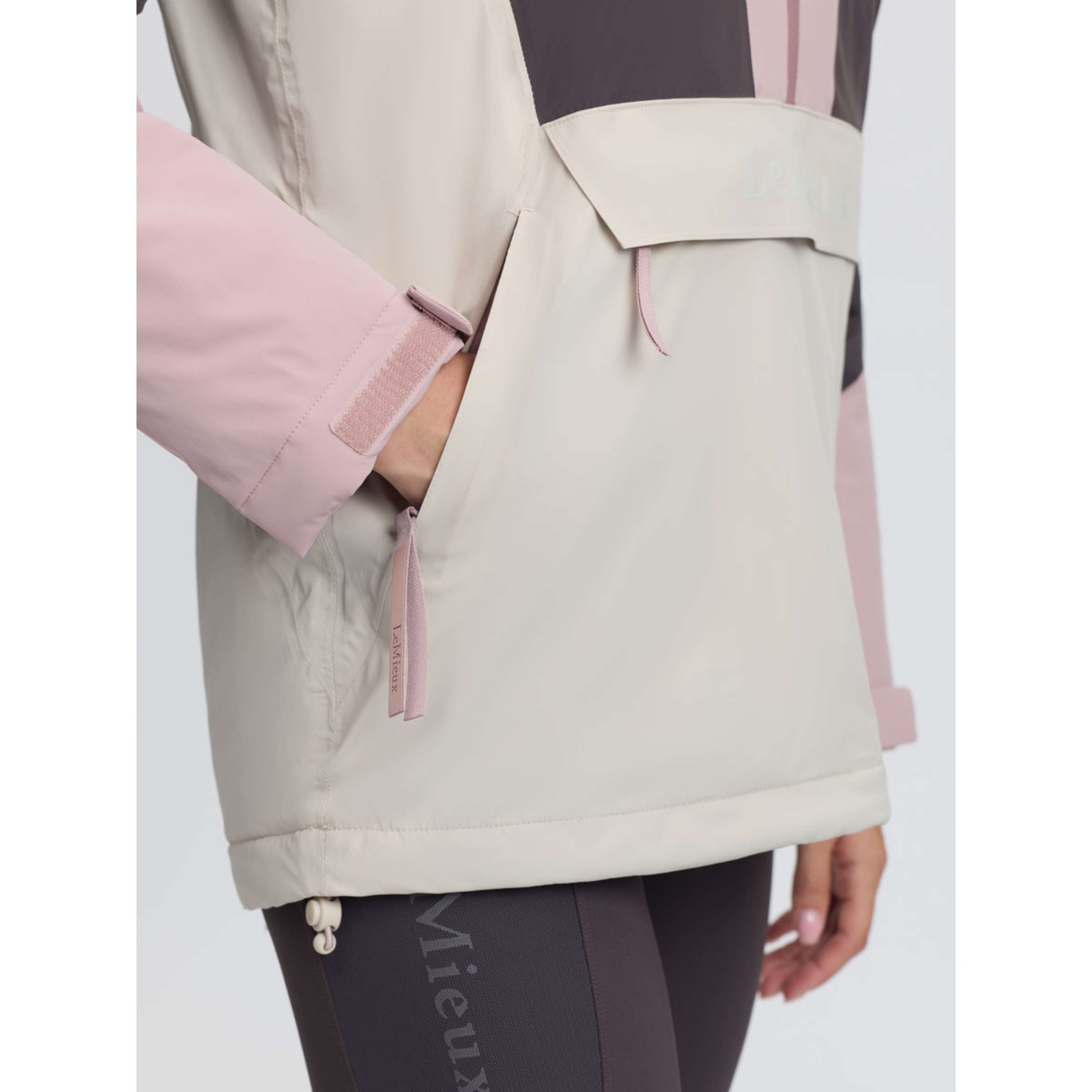 LeMieux Chaqueta Phoebe Half Zip Waterproof Anorak Wild Rose