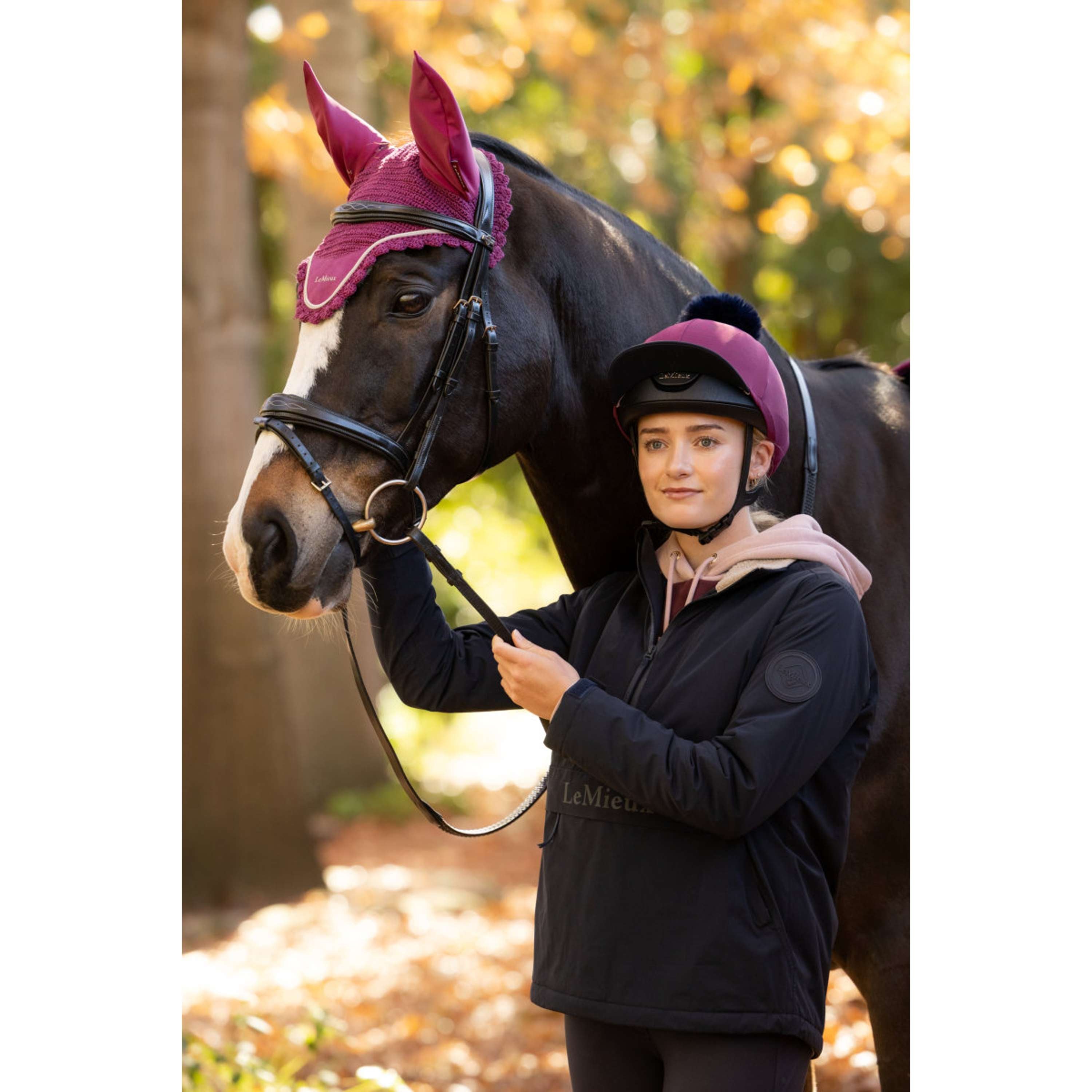 LeMieux Chaqueta Phoebe Half Zip Waterproof Anorak Navy