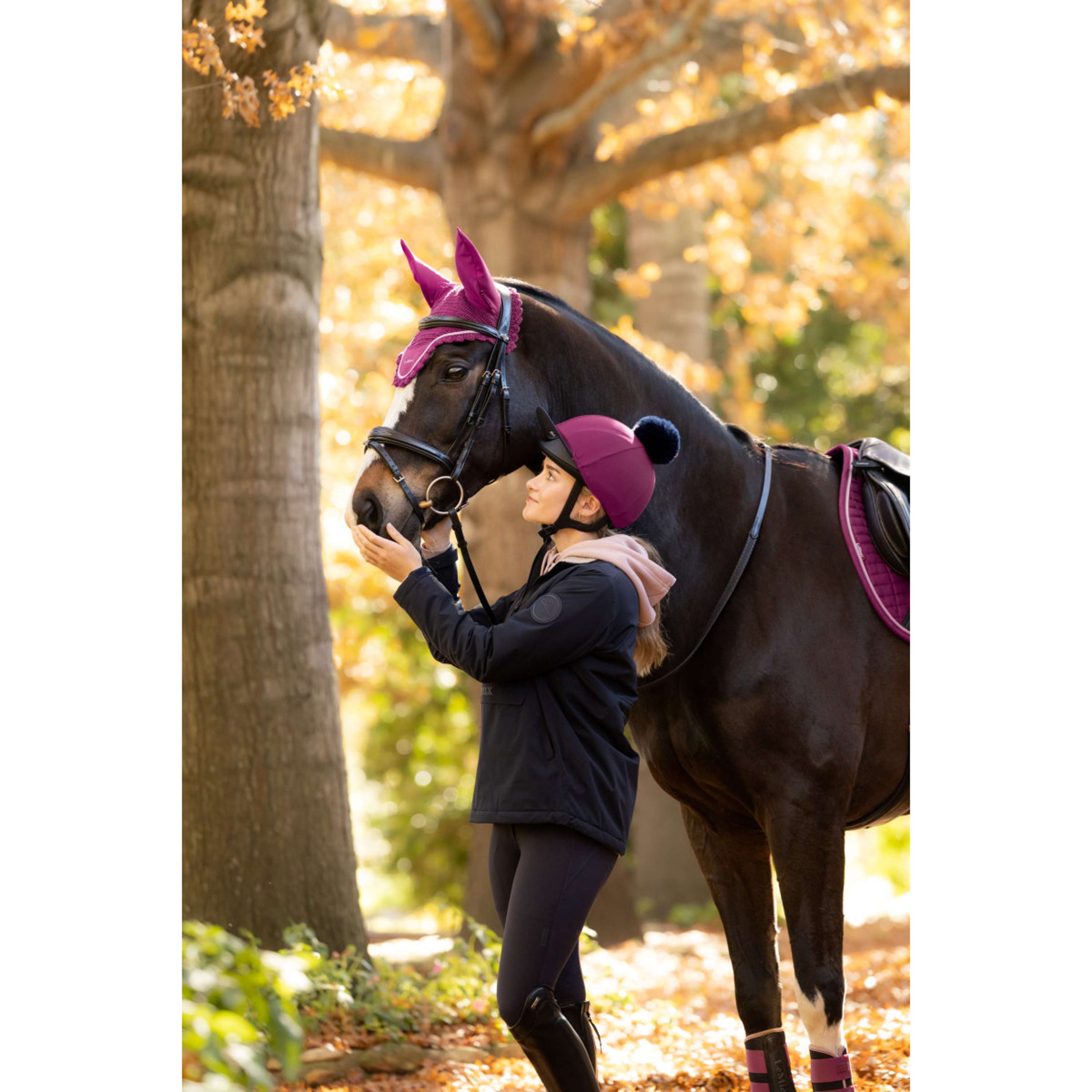 LeMieux Chaqueta Phoebe Half Zip Waterproof Anorak Navy