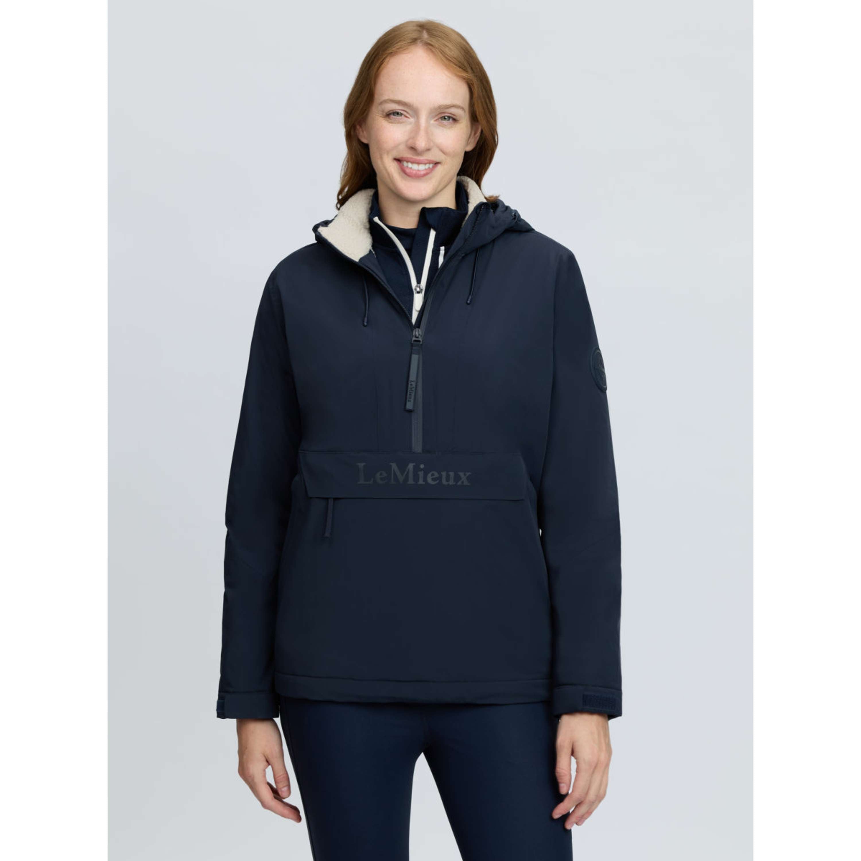 LeMieux Chaqueta Phoebe Half Zip Waterproof Anorak Navy