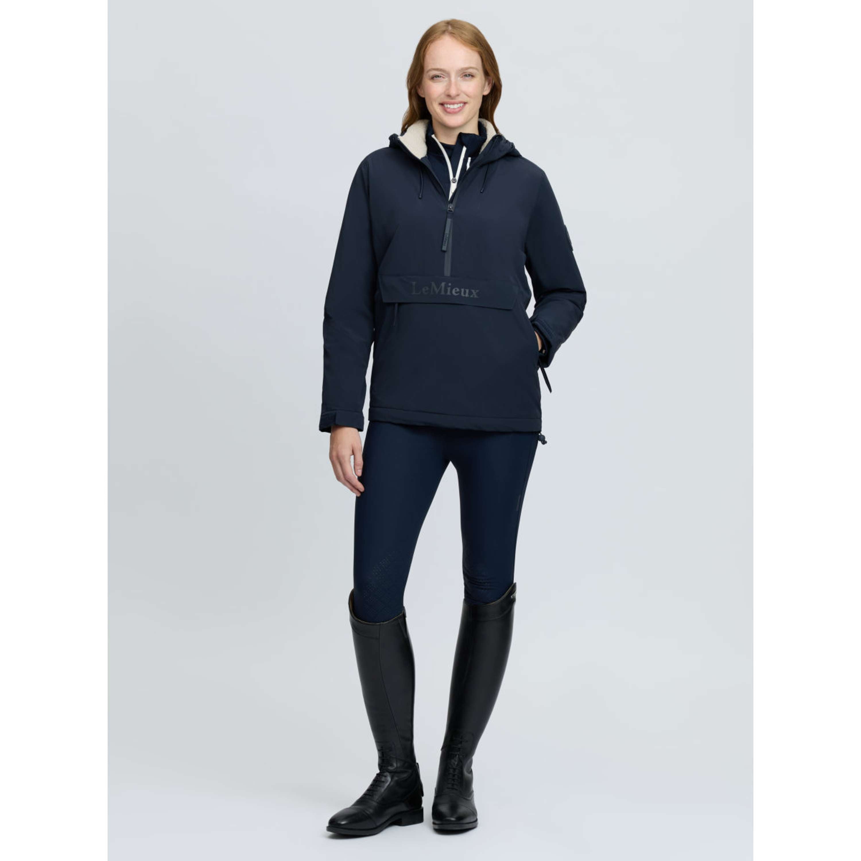 LeMieux Chaqueta Phoebe Half Zip Waterproof Anorak Navy