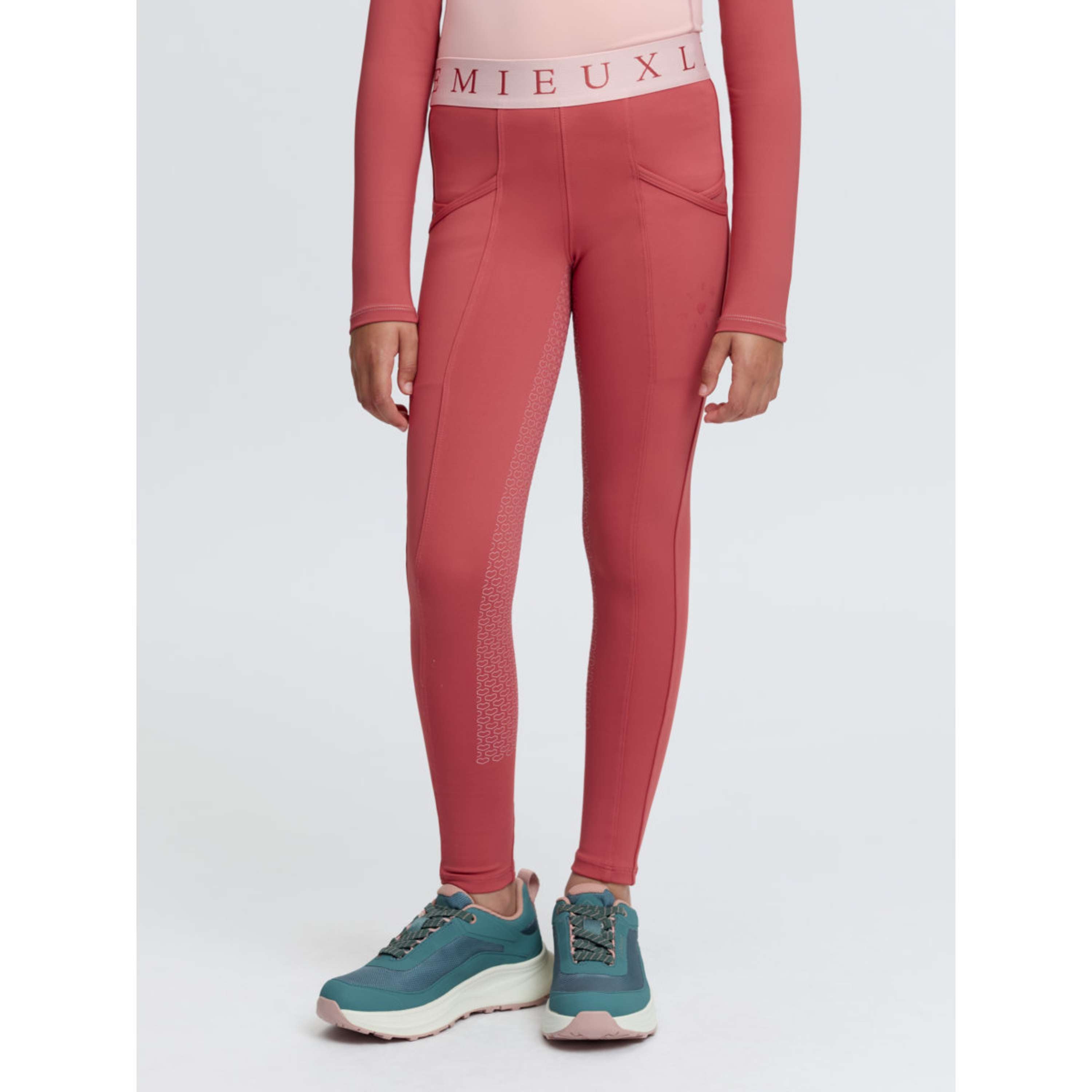 LeMieux Legging de Equitación Kids Full Grip Spiced Earth