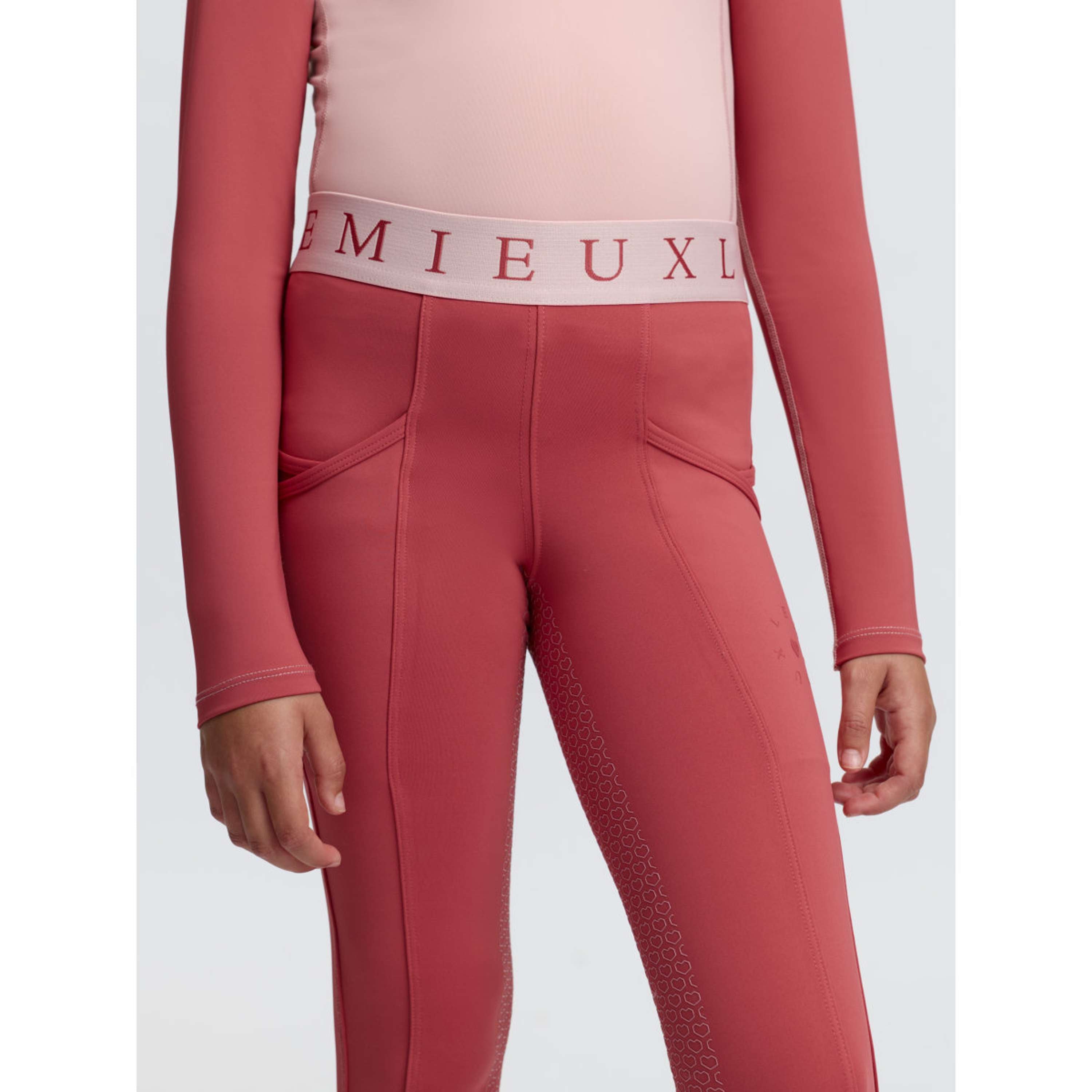 LeMieux Legging de Equitación Kids Full Grip Spiced Earth