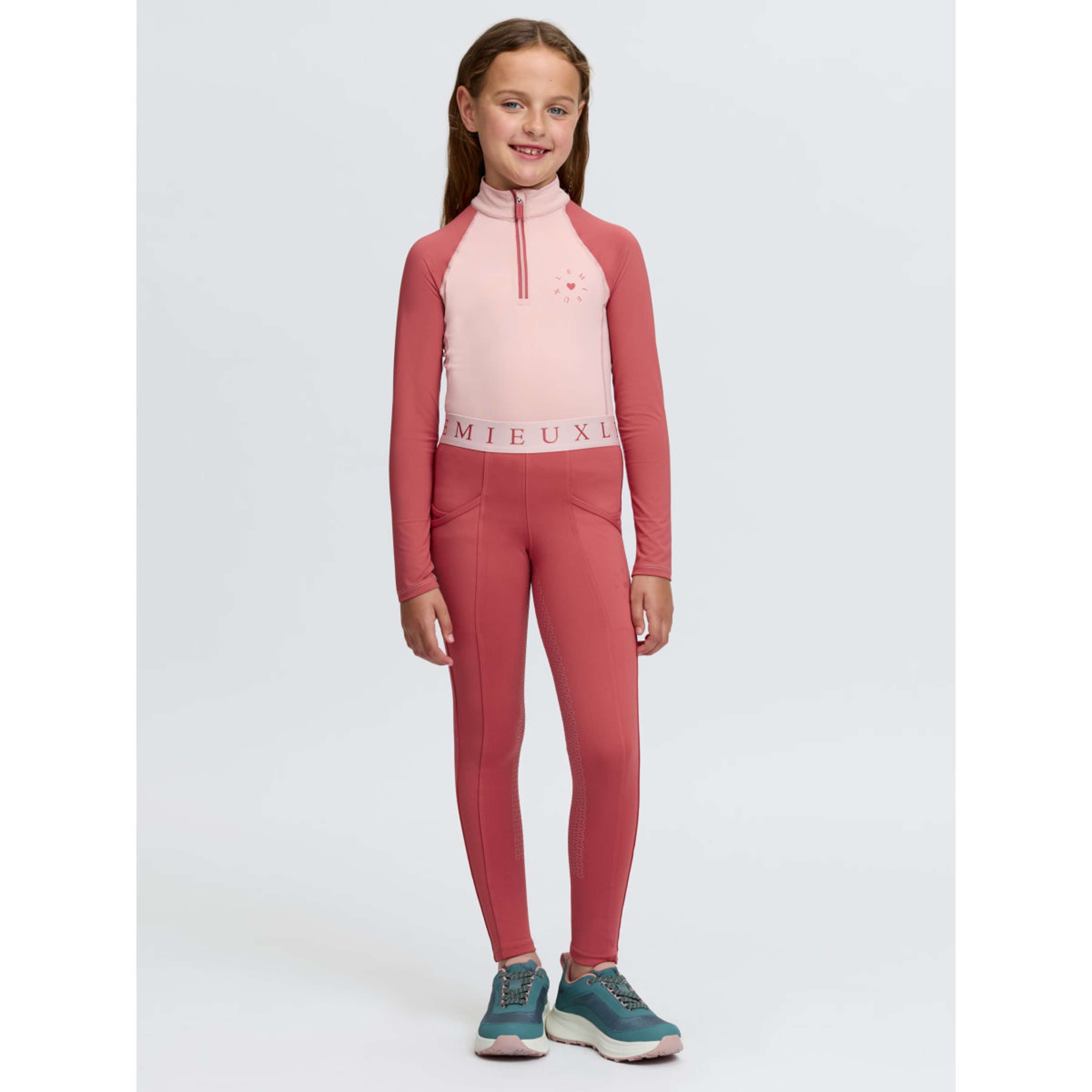 LeMieux Legging de Equitación Kids Full Grip Spiced Earth