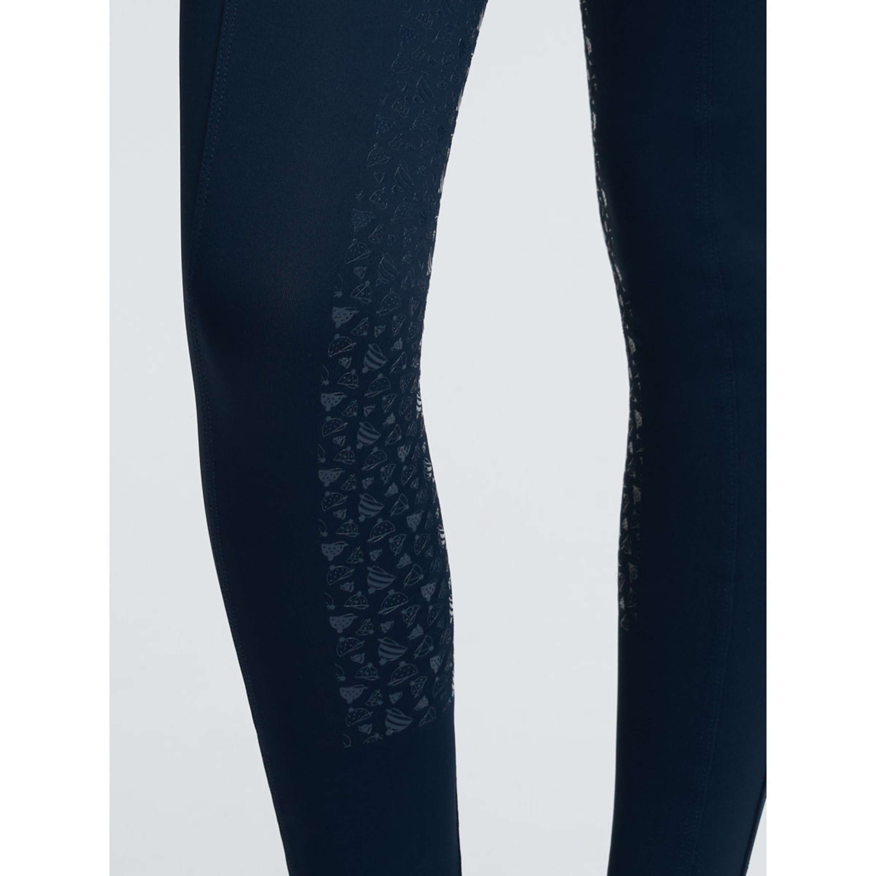 LeMieux Legging de Equitación Kids Full Grip Navy/Aloe
