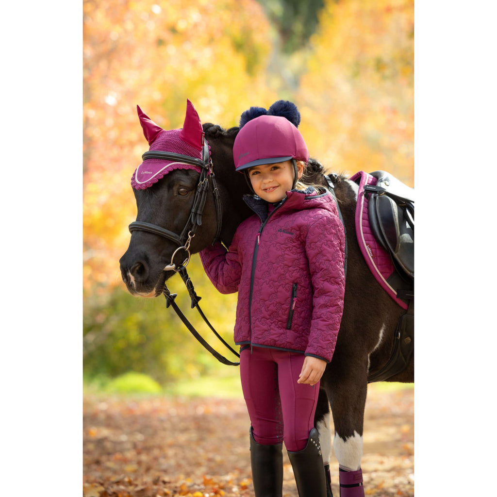 LeMieux Chaqueta Lola Quilted Kids Blackberry