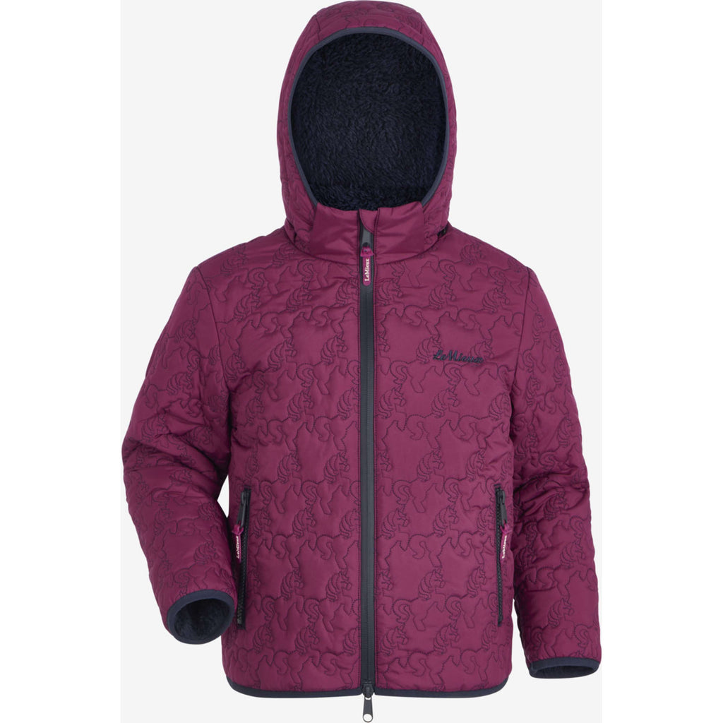 LeMieux Chaqueta Lola Quilted Kids Blackberry