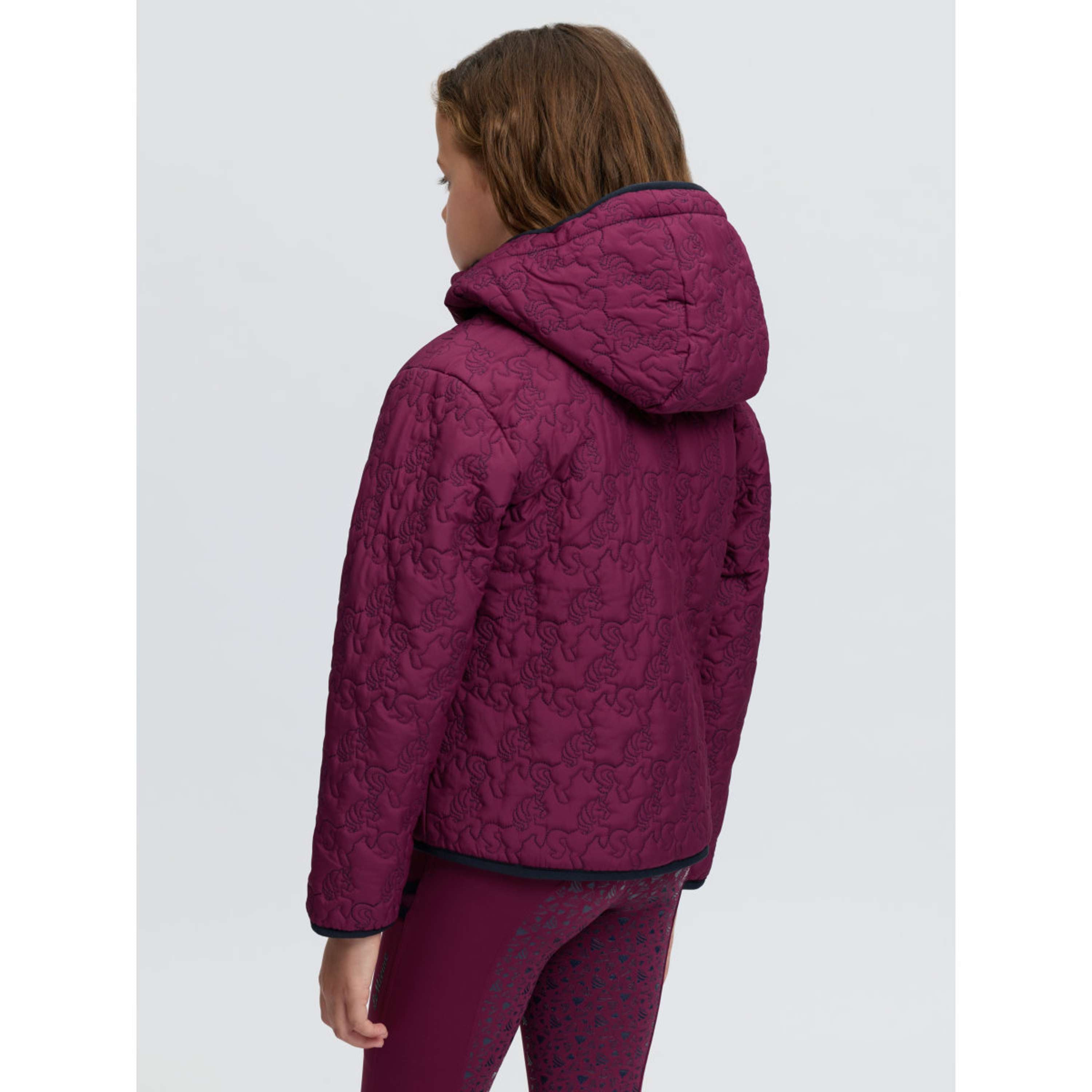 LeMieux Chaqueta Lola Quilted Kids Blackberry