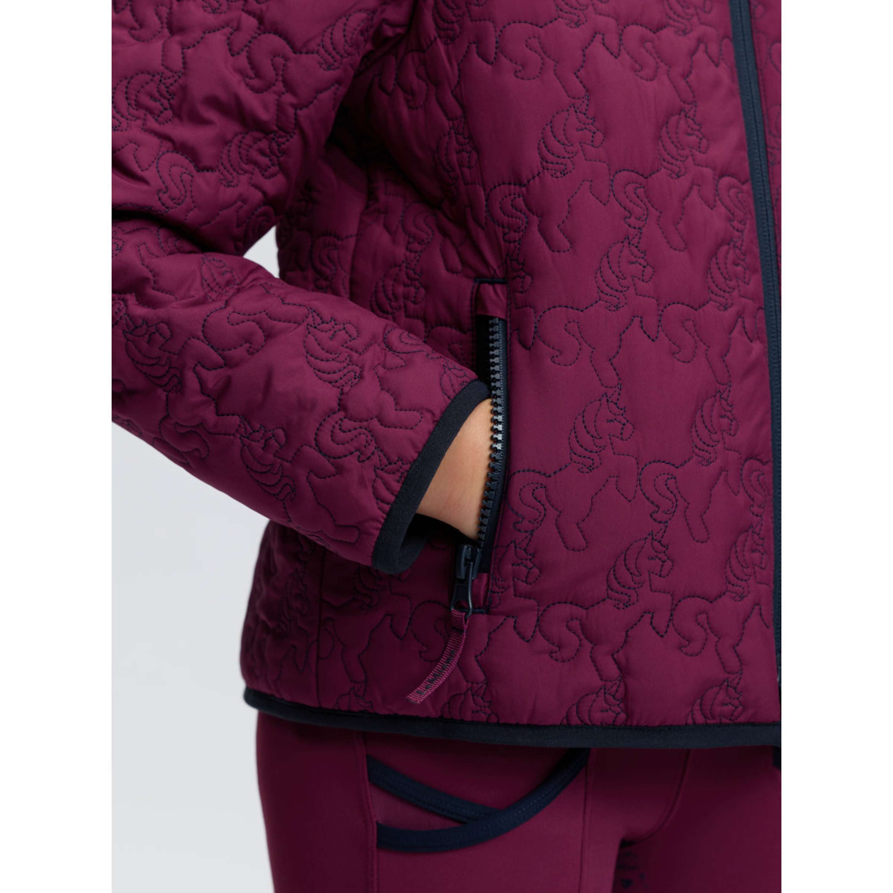 LeMieux Chaqueta Lola Quilted Kids Blackberry
