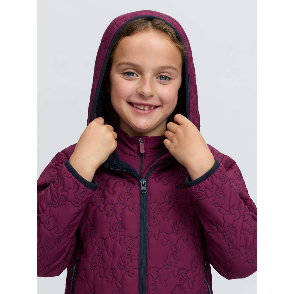 LeMieux Chaqueta Lola Quilted Kids Blackberry