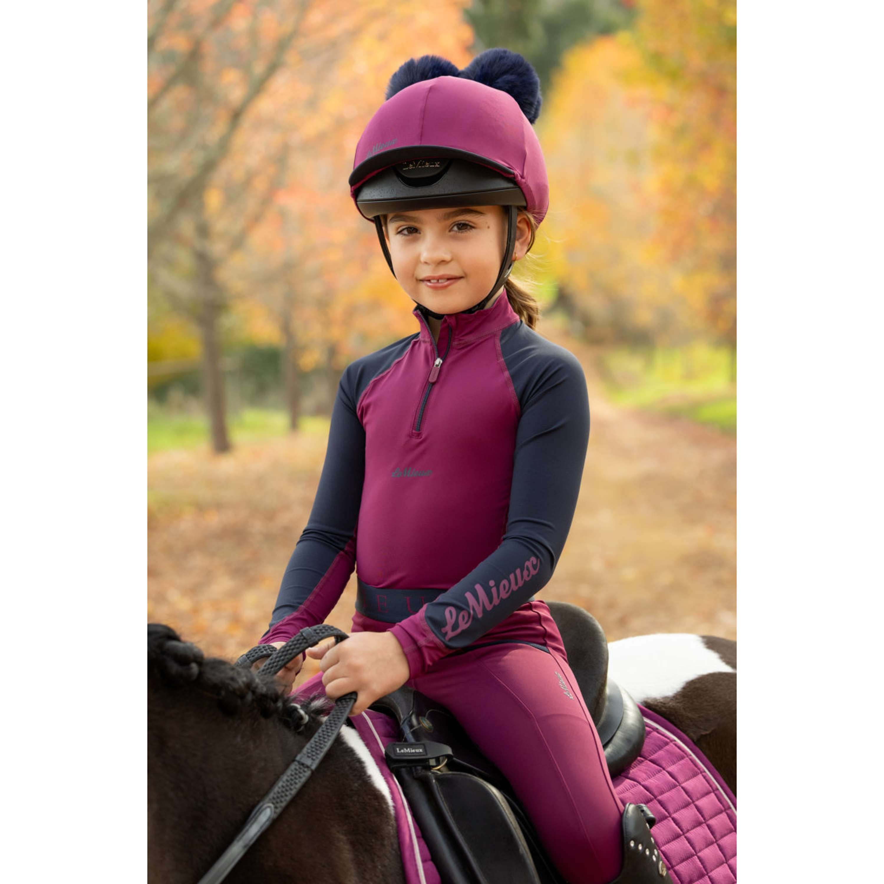 LeMieux Baselayer Kids Blackberry