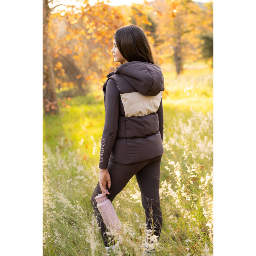 LeMieux Chaleco Joey Hooded Kids Cocoa