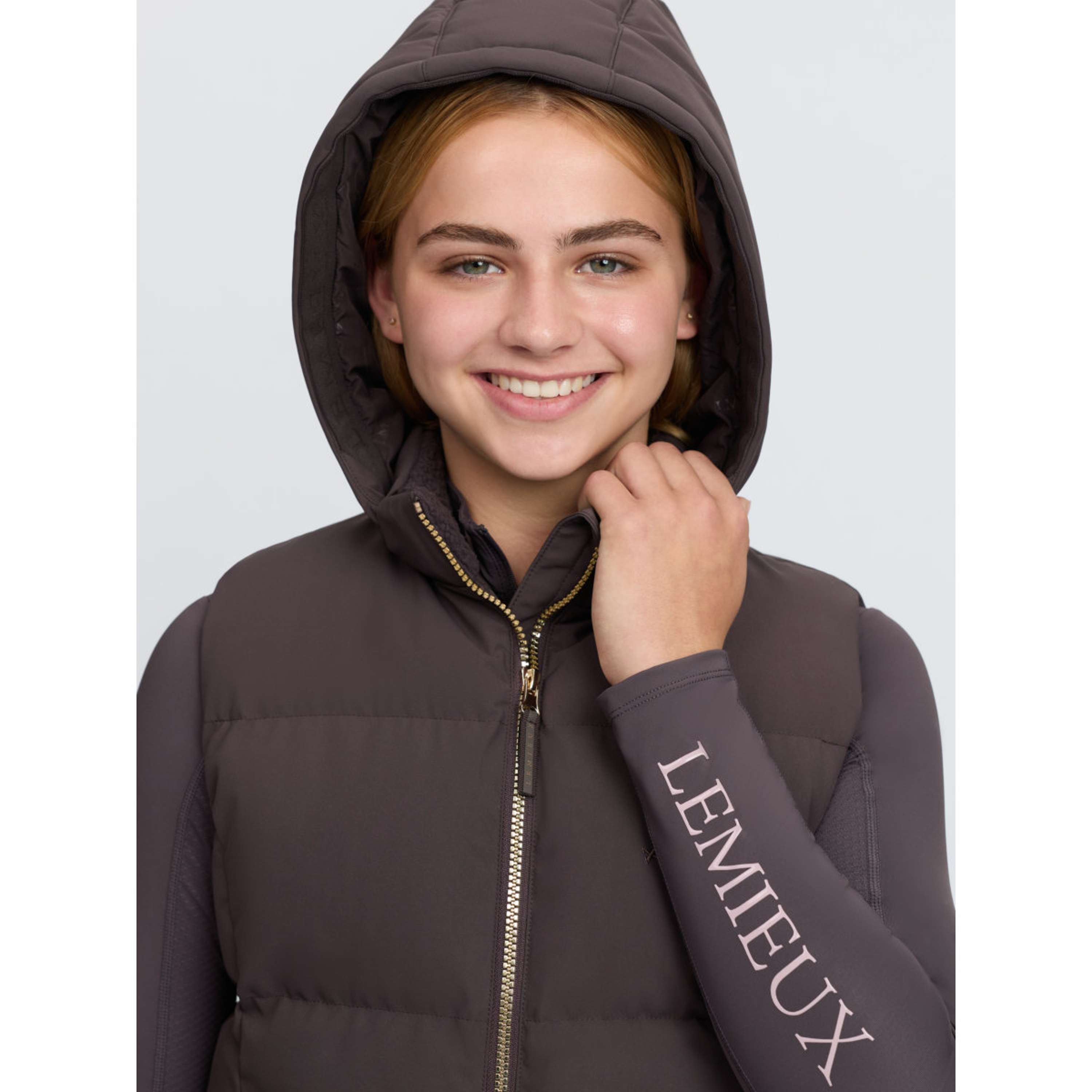 LeMieux Chaleco Joey Hooded Kids Cocoa
