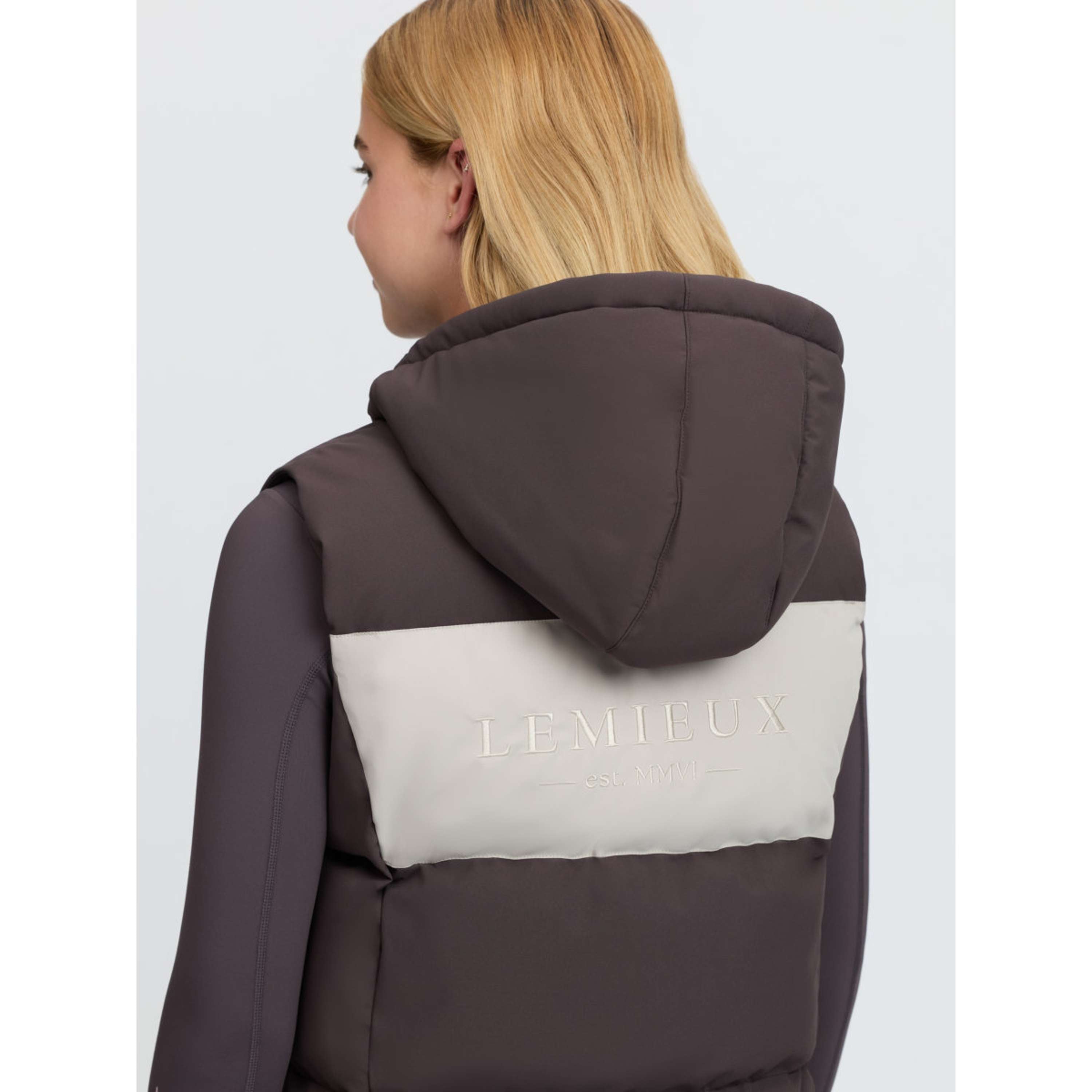 LeMieux Chaleco Joey Hooded Kids Cocoa