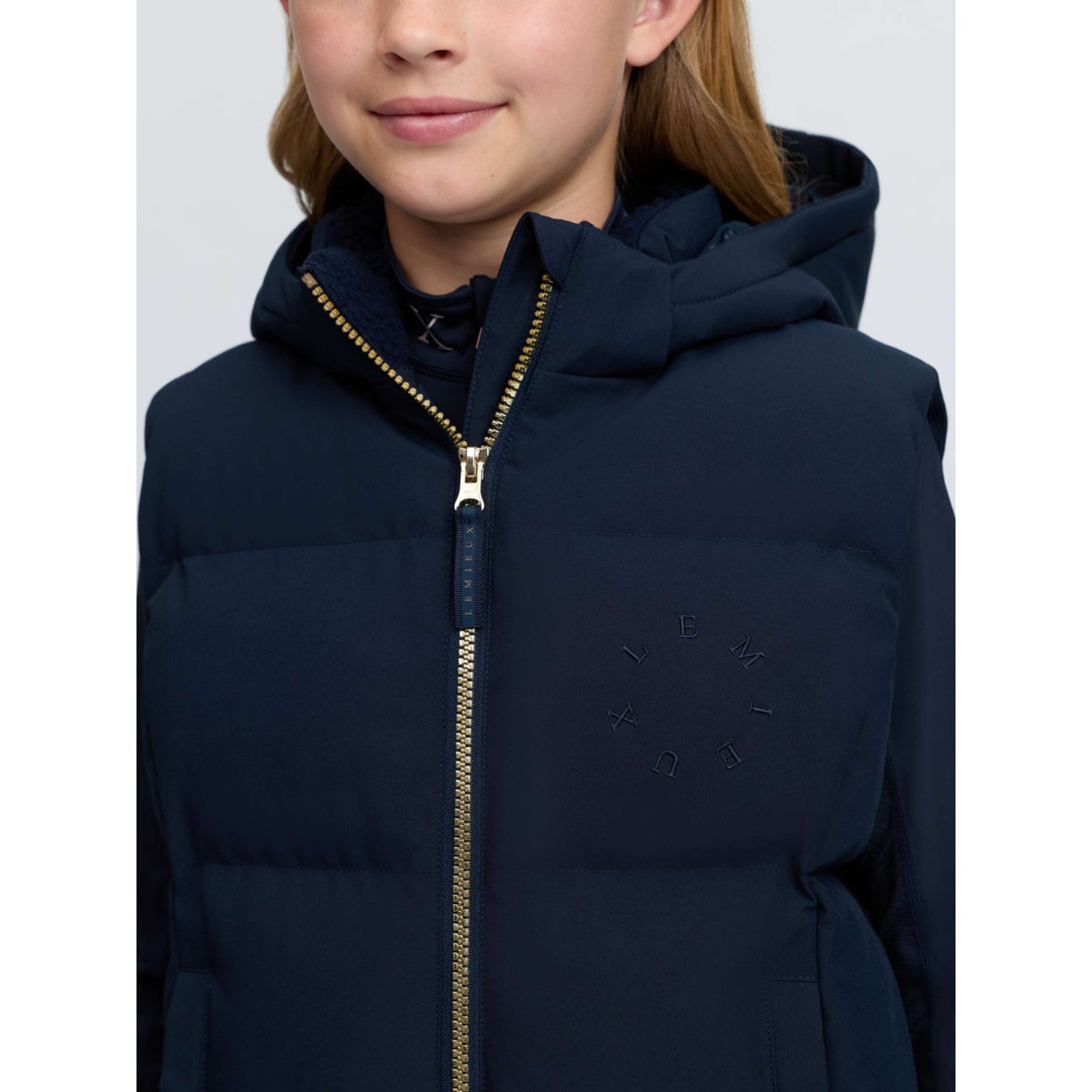 LeMieux Chaleco Joey Hooded Kids Navy