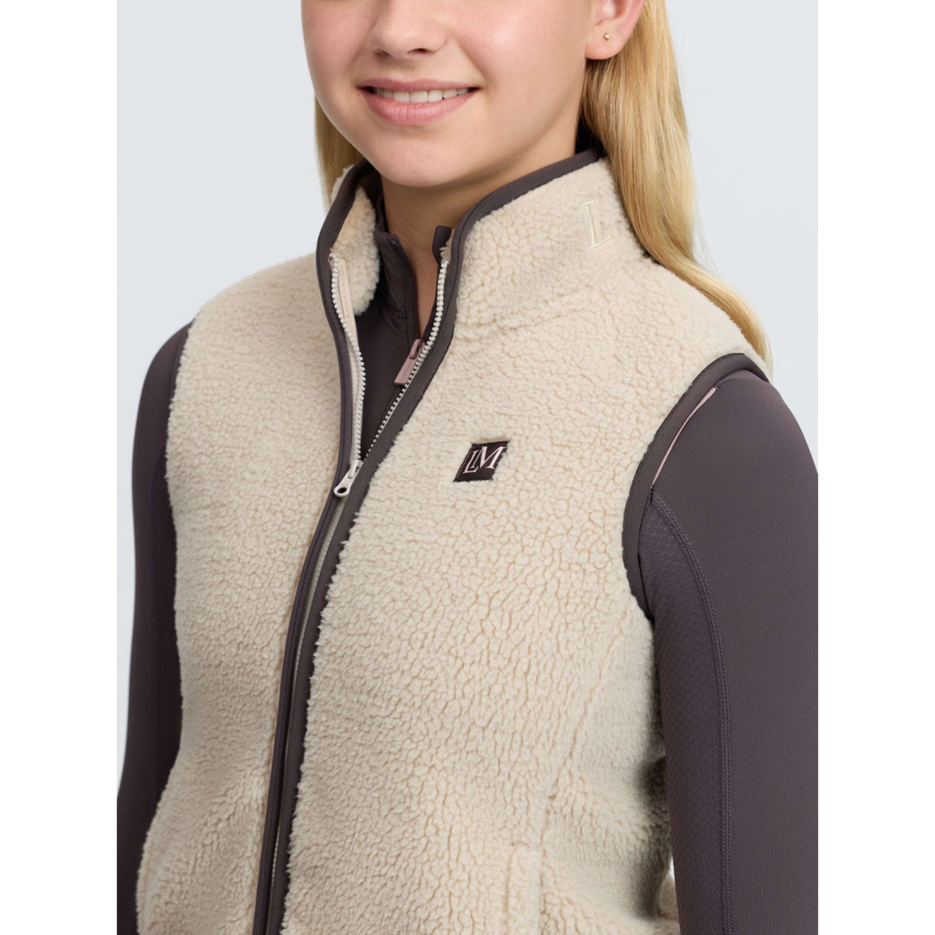 LeMieux Chaleco Trinity Teddy Kids Piedra