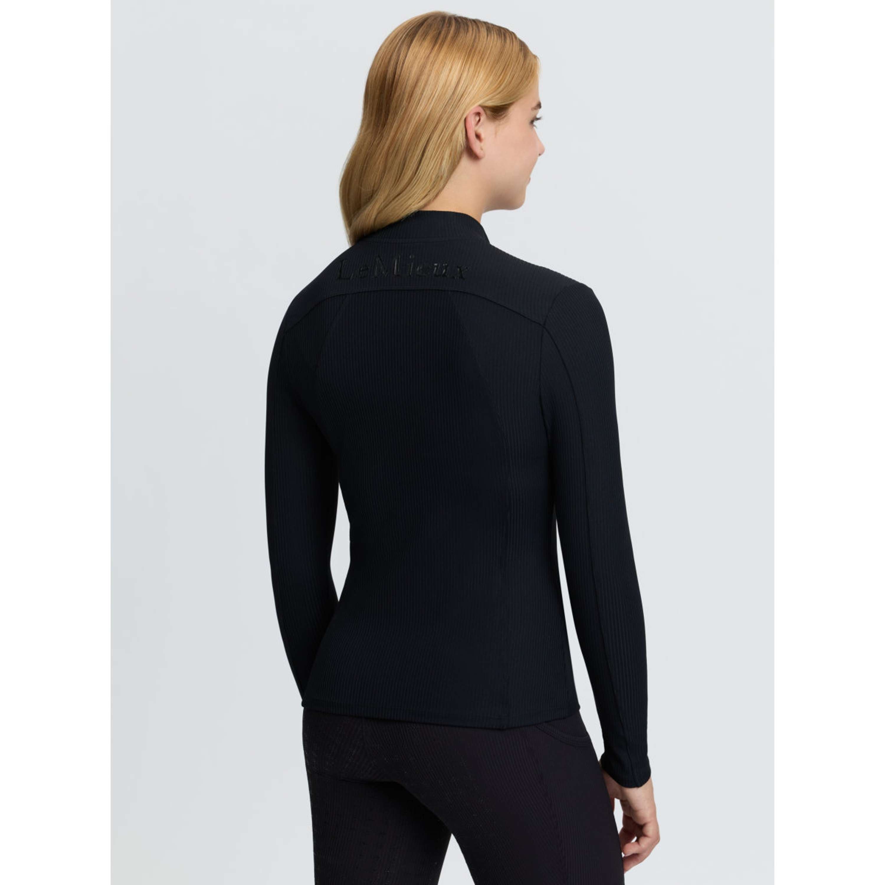 LeMieux Baselayer Raye Ribbed Kids Negro