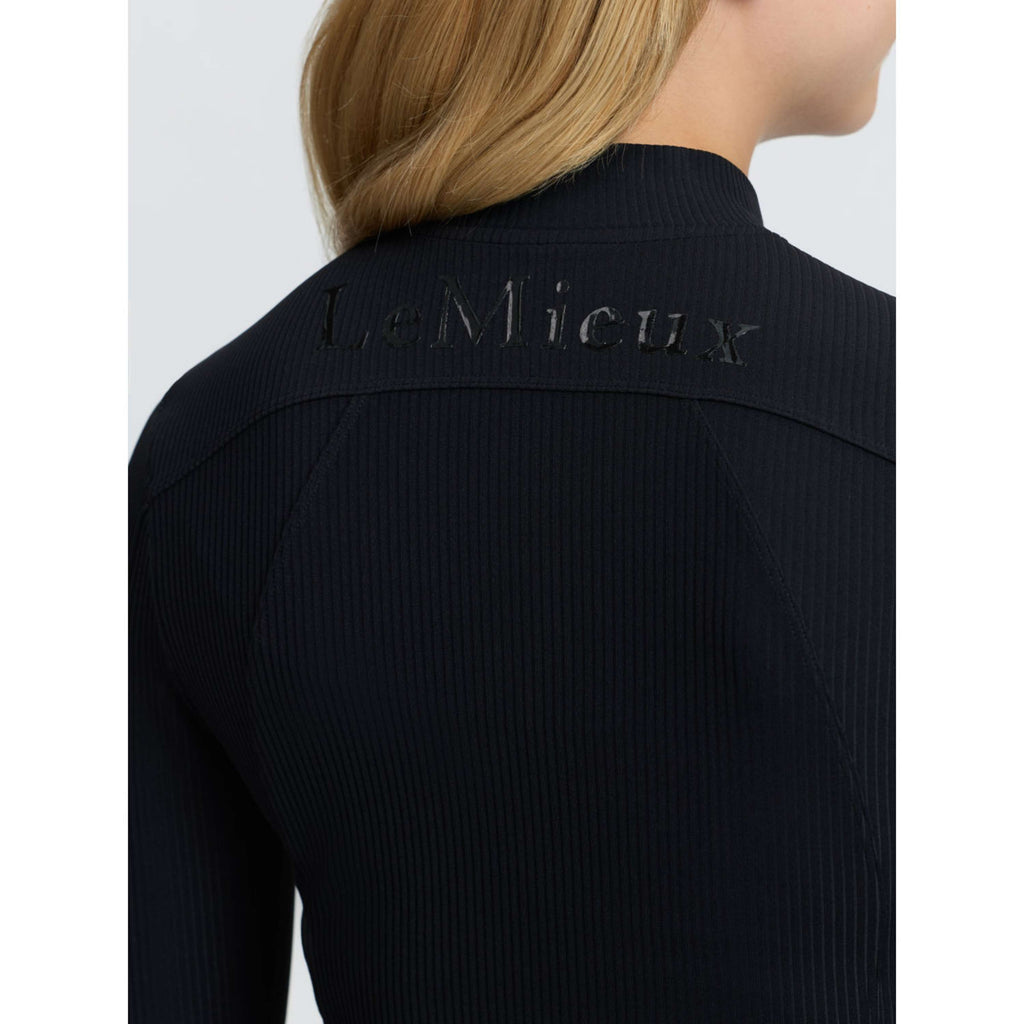 LeMieux Baselayer Raye Ribbed Kids Negro