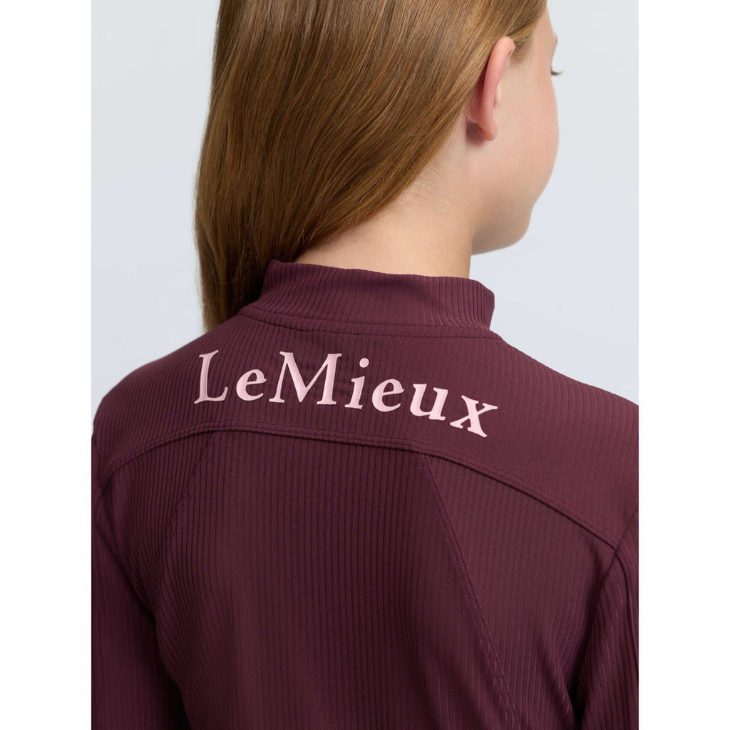 LeMieux Baselayer Raye Ribbed Kids Bramble