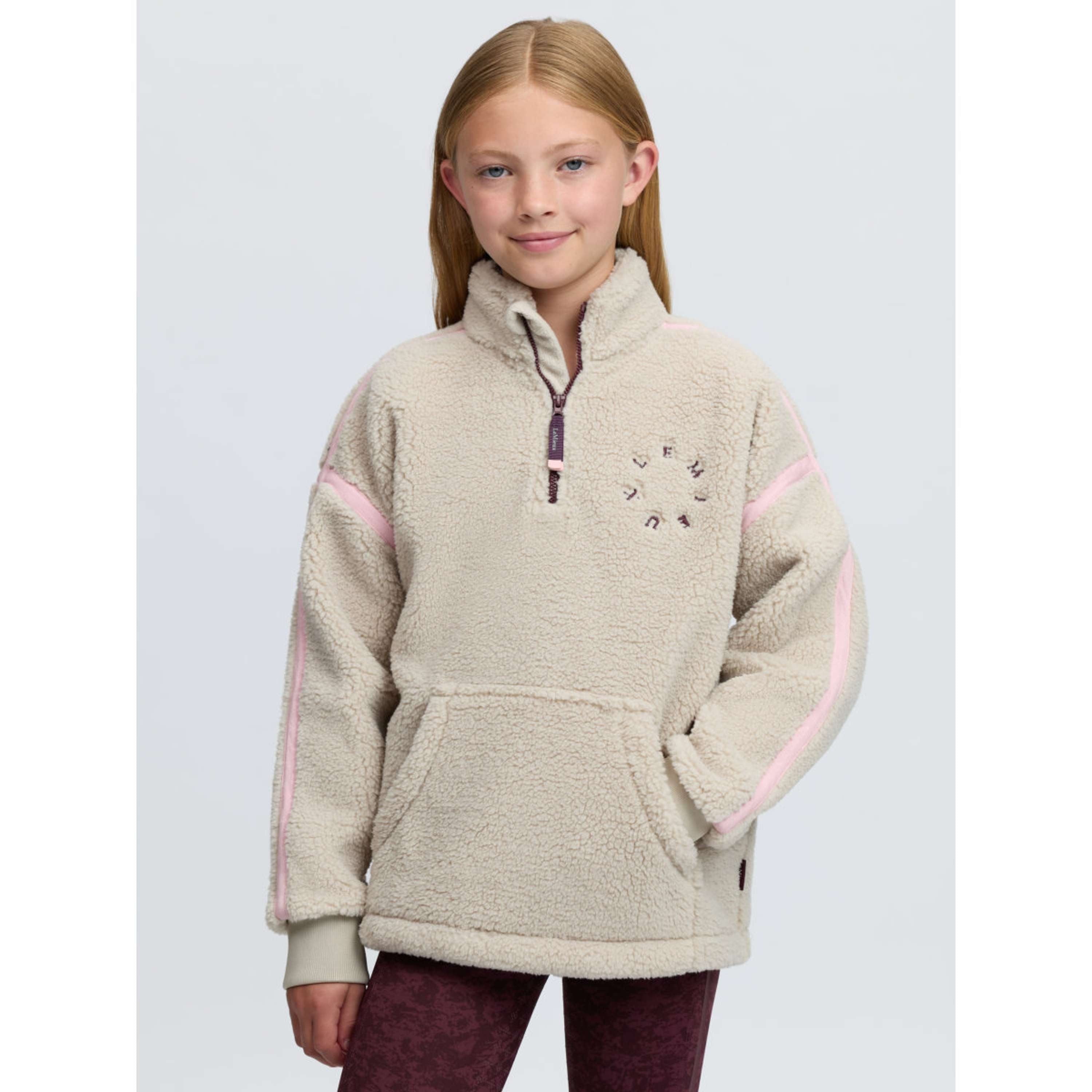 LeMieux Suéter Jody Teddy Fleece Kids Piedra