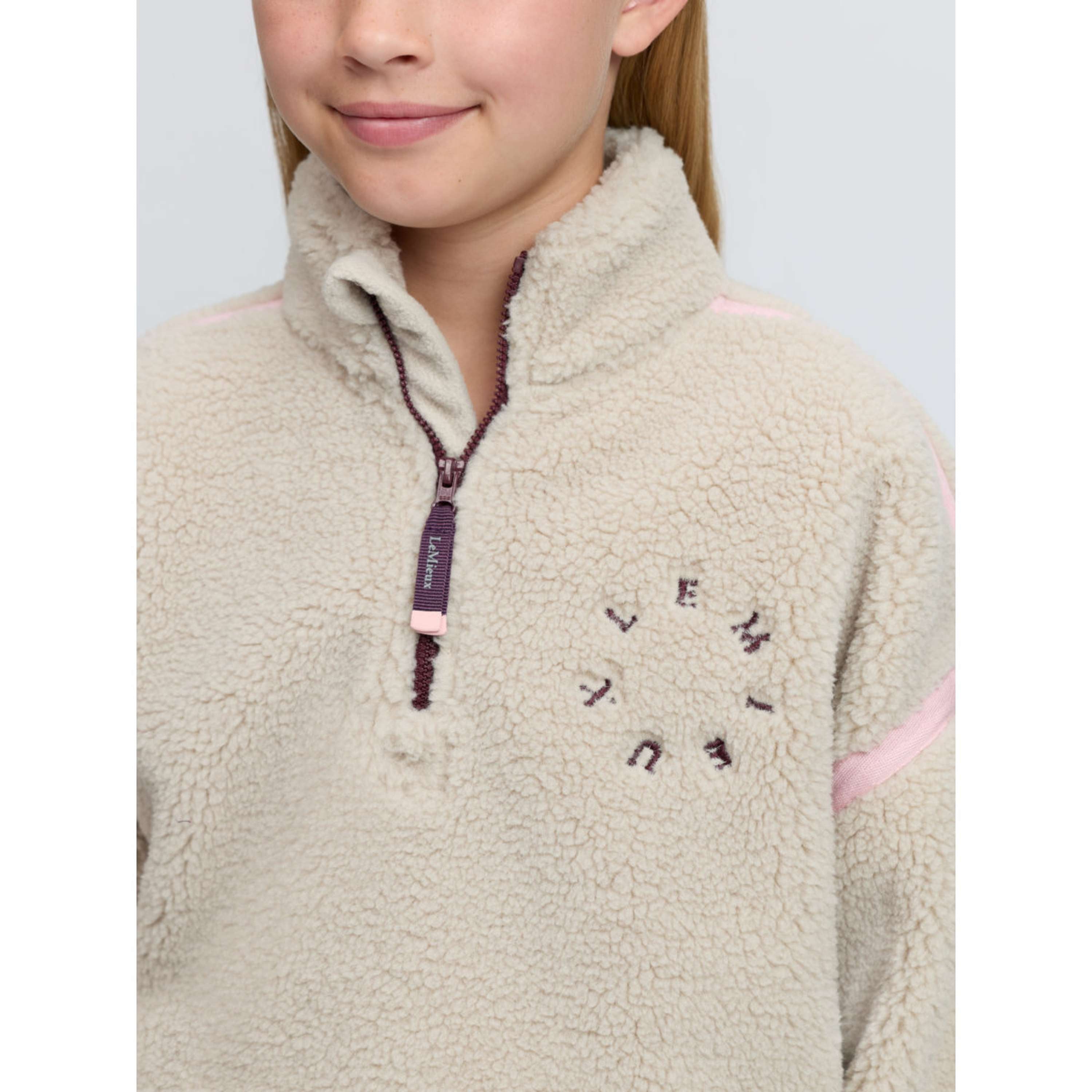 LeMieux Suéter Jody Teddy Fleece Kids Piedra