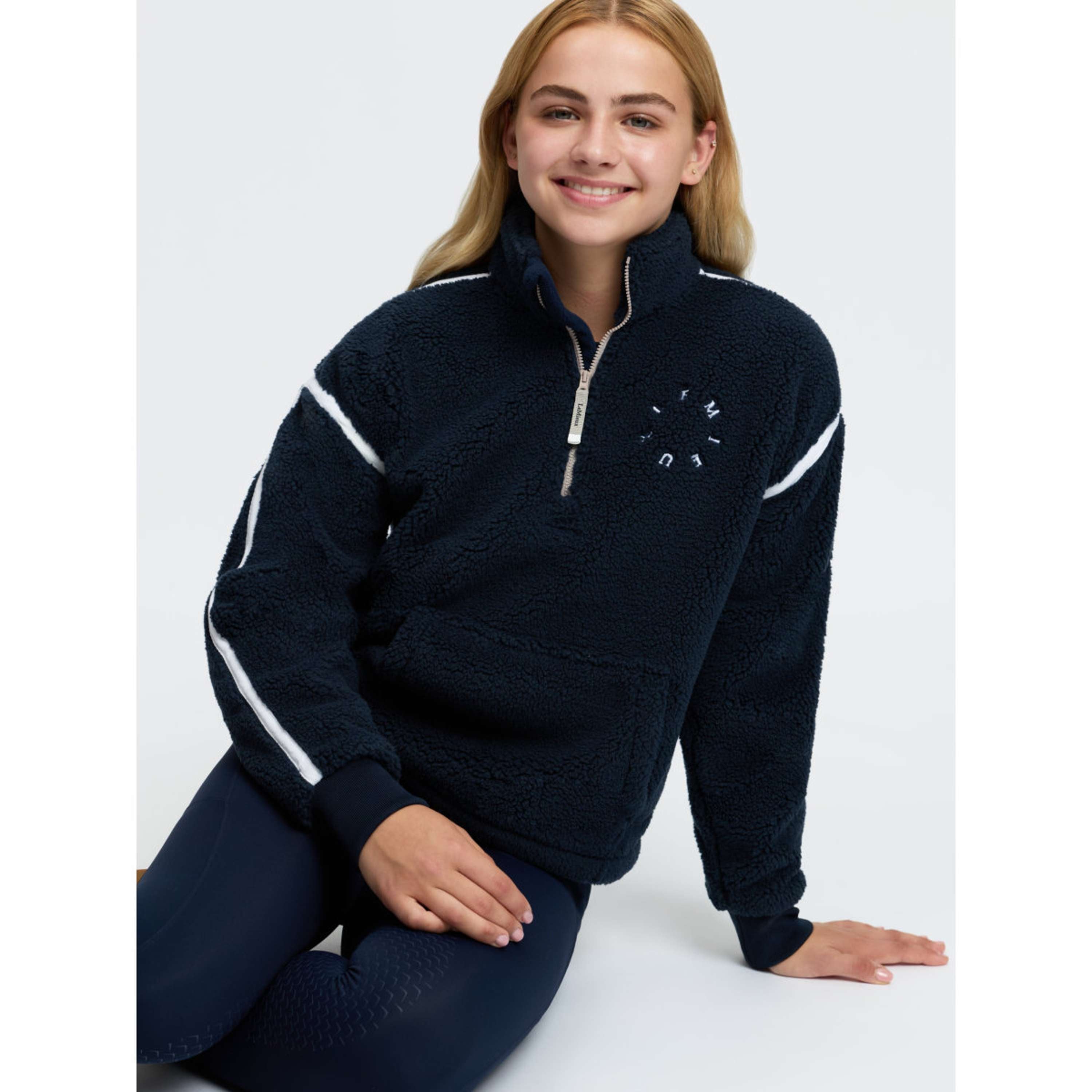 LeMieux Suéter Jody Teddy Fleece Kids Navy