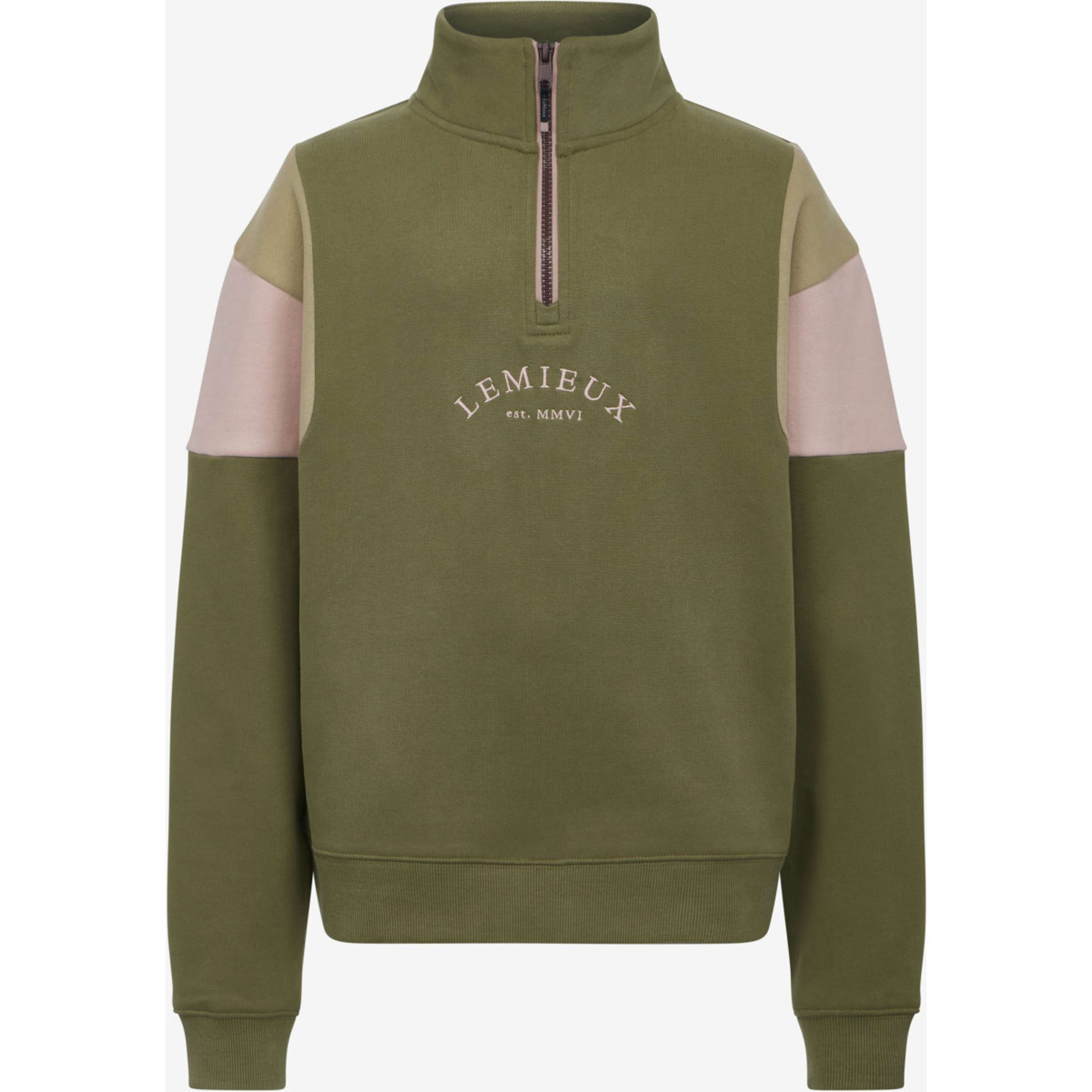 LeMieux Suéter Viola Quarter Zip Kids Willow Green