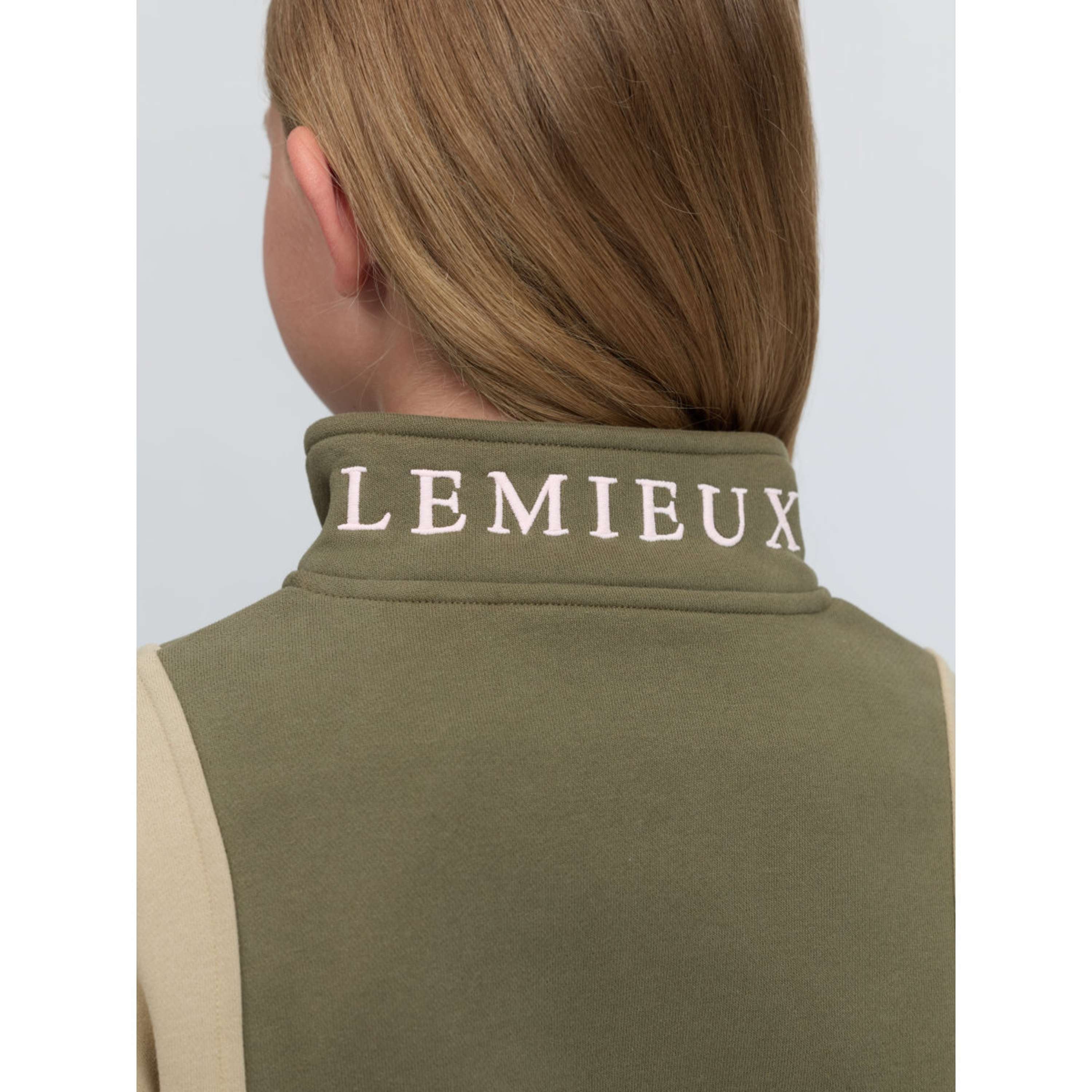 LeMieux Suéter Viola Quarter Zip Kids Willow Green