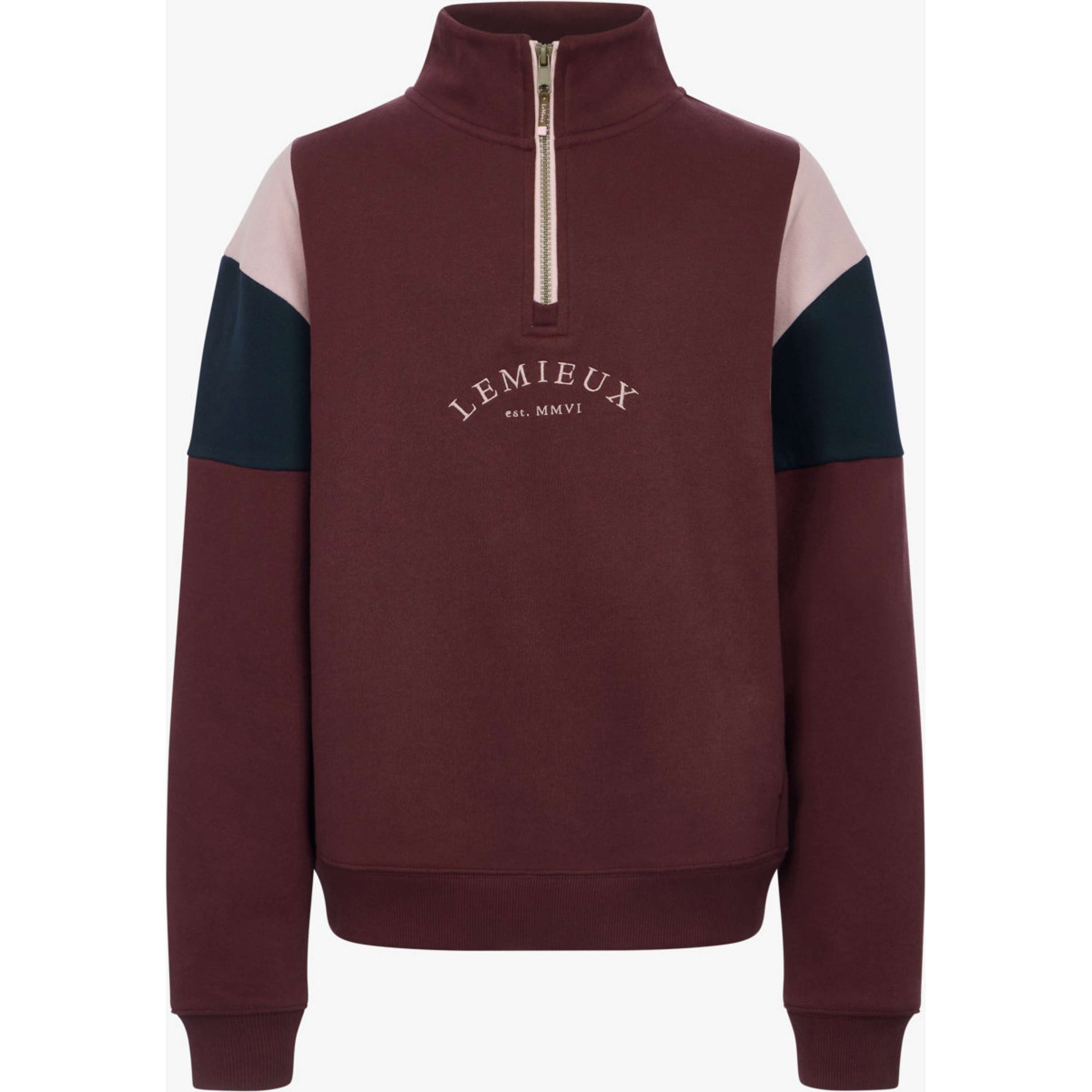 LeMieux Suéter Viola Quarter Zip Kids Bramble