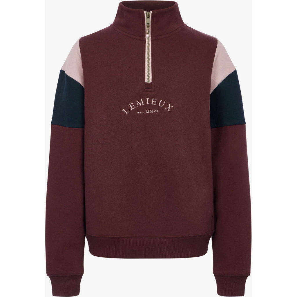 LeMieux Suéter Viola Quarter Zip Kids Bramble