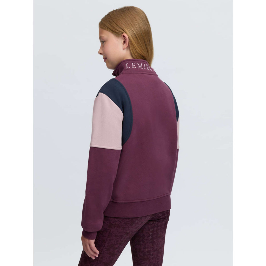 LeMieux Suéter Viola Quarter Zip Kids Bramble