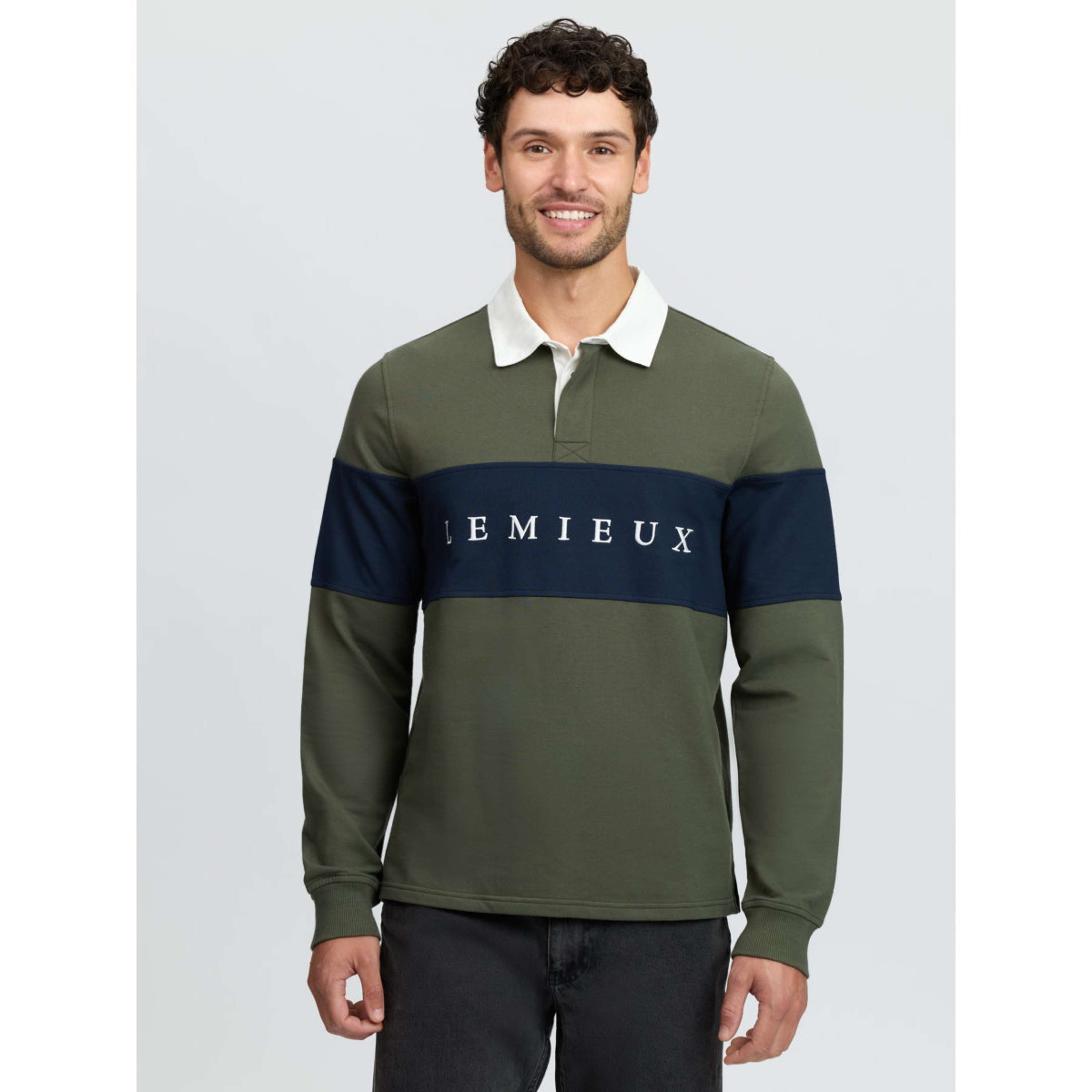 LeMieux Camiseta Rugby Hombres Olive
