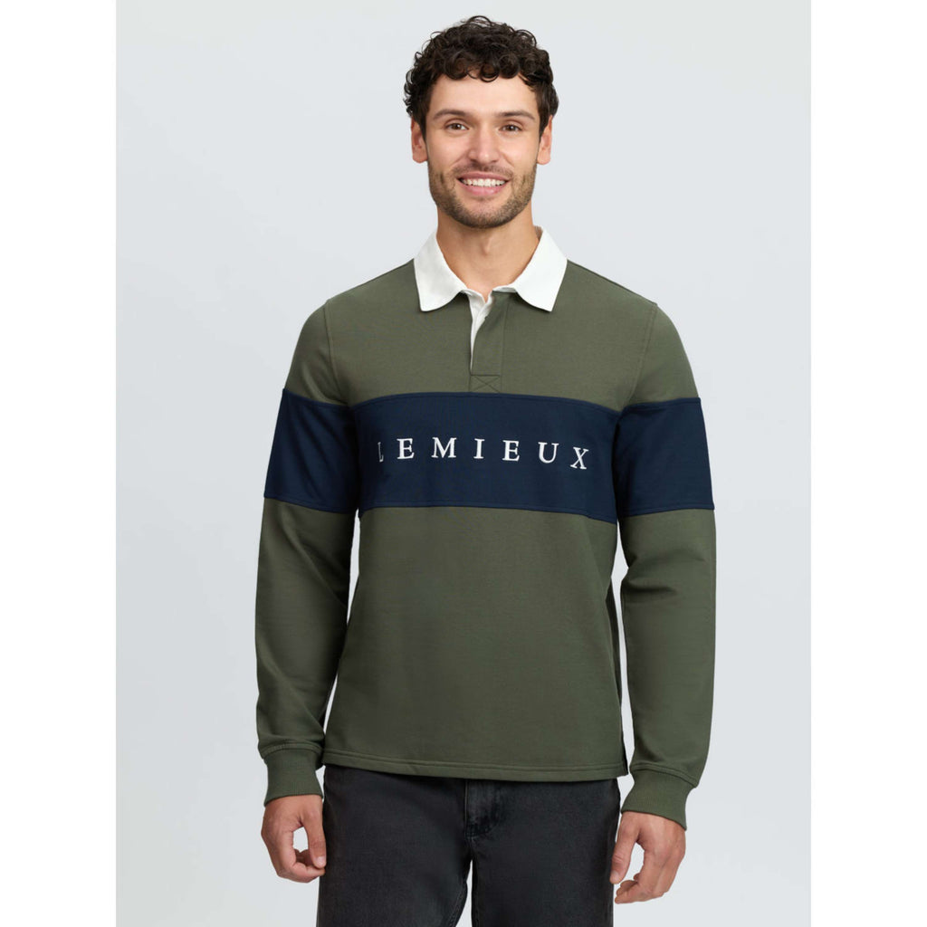 LeMieux Camiseta Rugby Hombres Olive