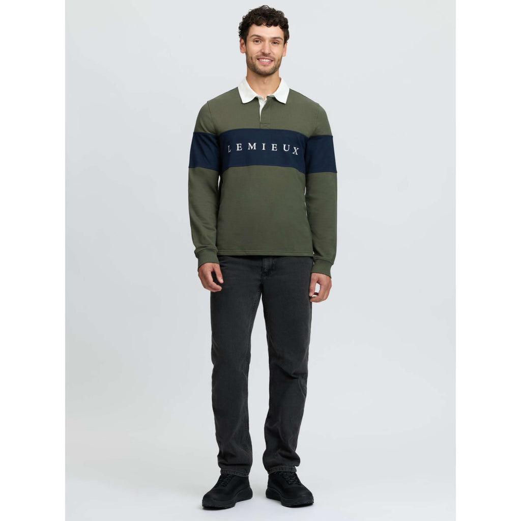 LeMieux Camiseta Rugby Hombres Olive