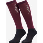 LeMieux Calcetines de Equitación Competition 2-pack Blackberry