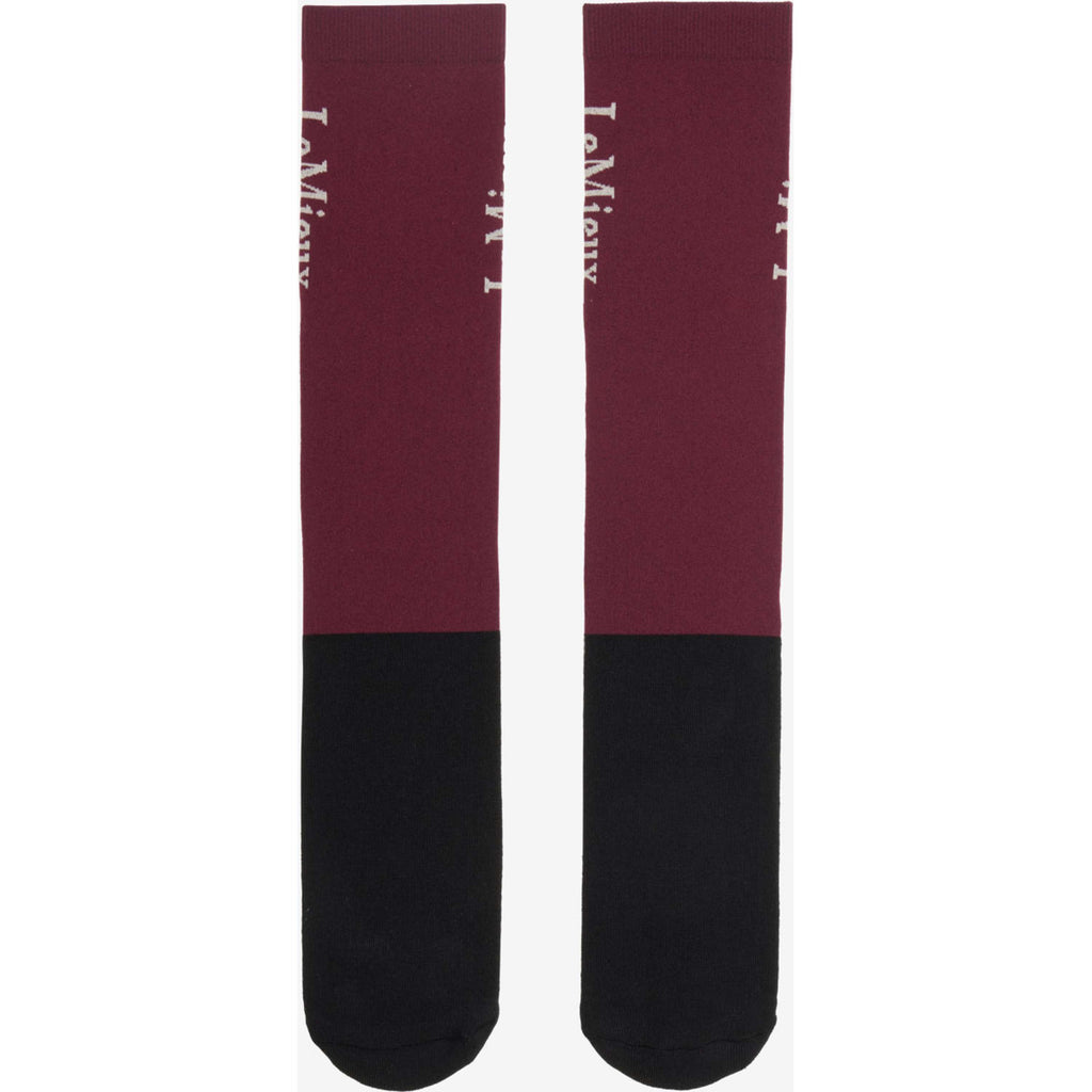 LeMieux Calcetines de Equitación Competition 2-pack Blackberry
