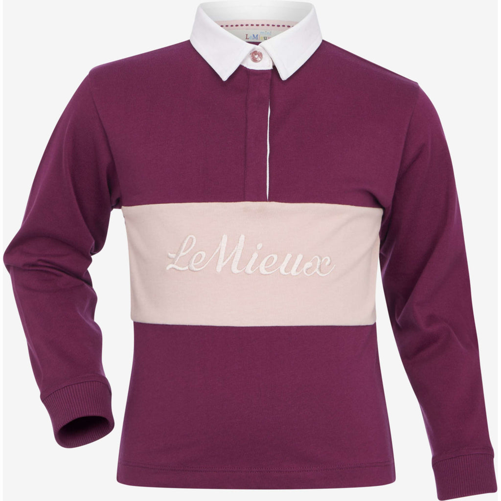 LeMieux Camiseta Roman Rugby Kids Blackberry