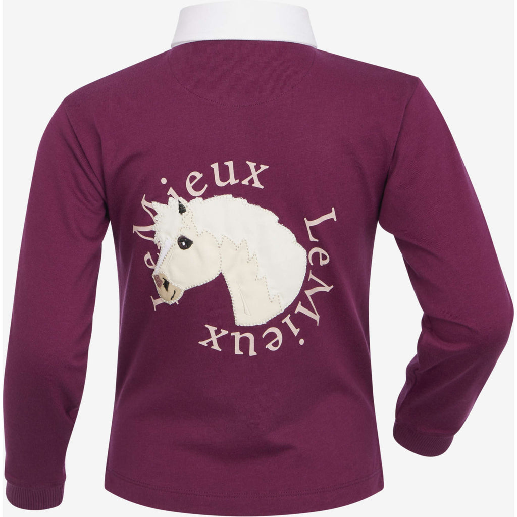 LeMieux Camiseta Roman Rugby Kids Blackberry