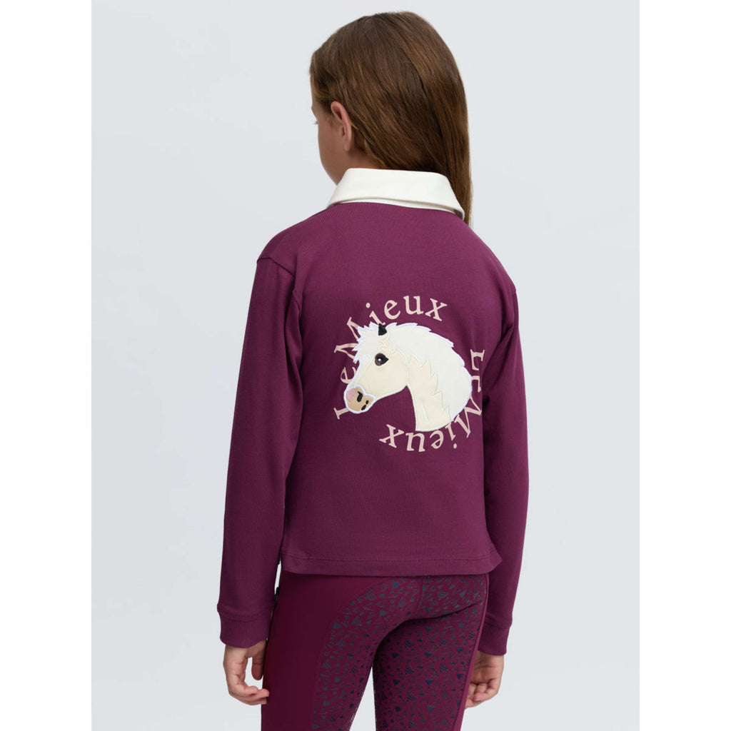 LeMieux Camiseta Roman Rugby Kids Blackberry