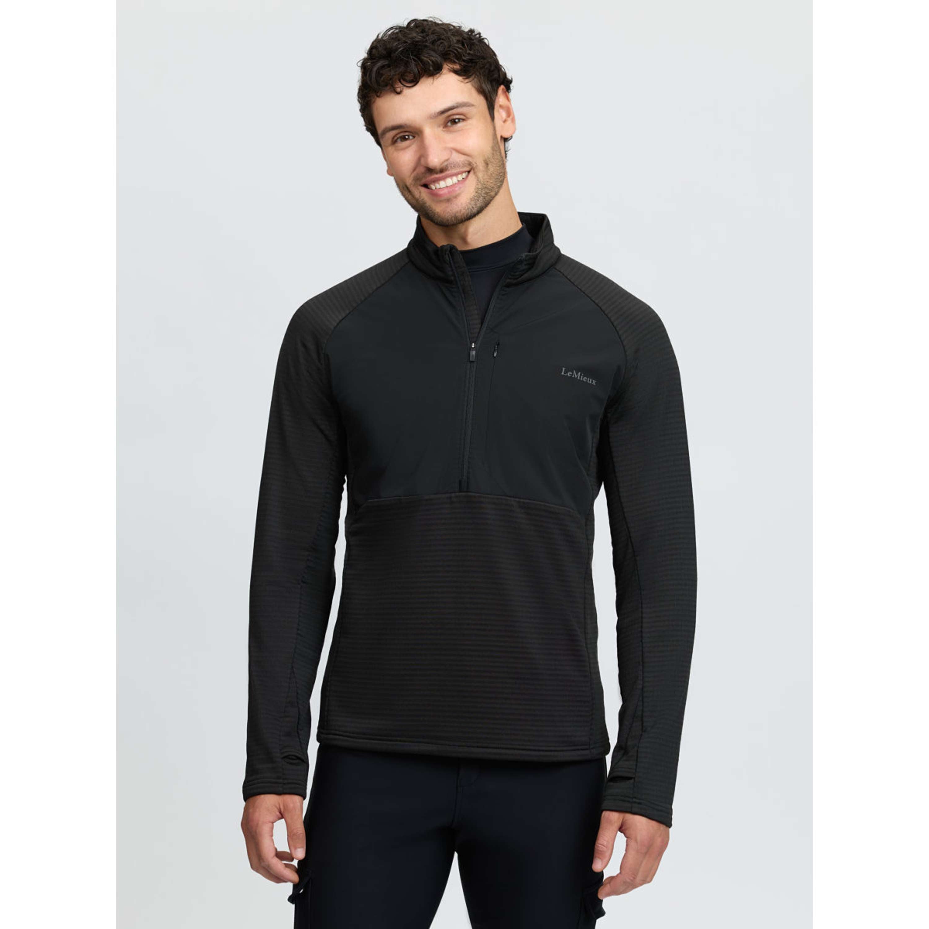 LeMieux Suéter Scarlet Quarter Zip Willow Green