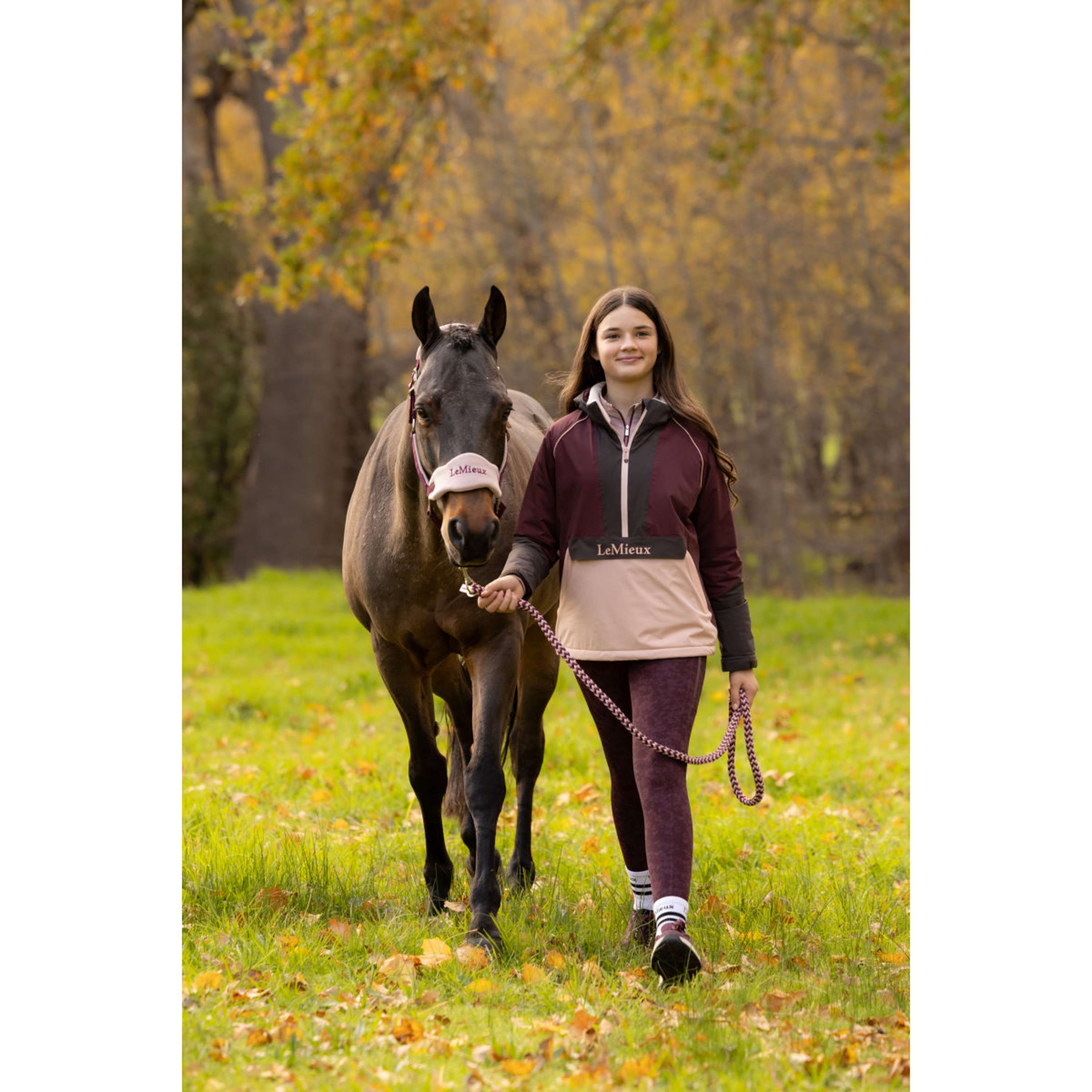 LeMieux Chaqueta Bailey Waterproof Anorak Kids Bramble