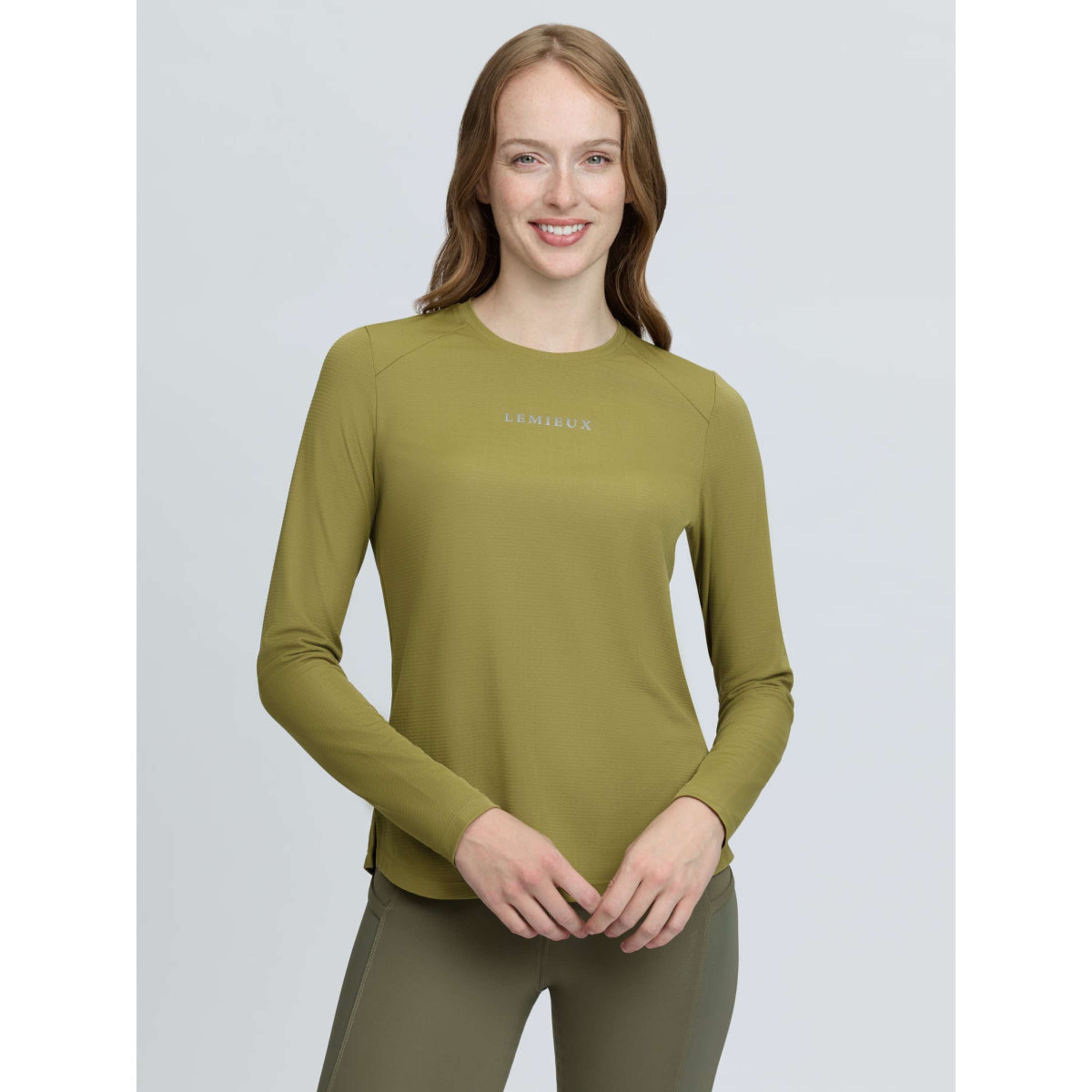 LeMieux Baselayer Sports Tee Mangas Largas Gooseberry