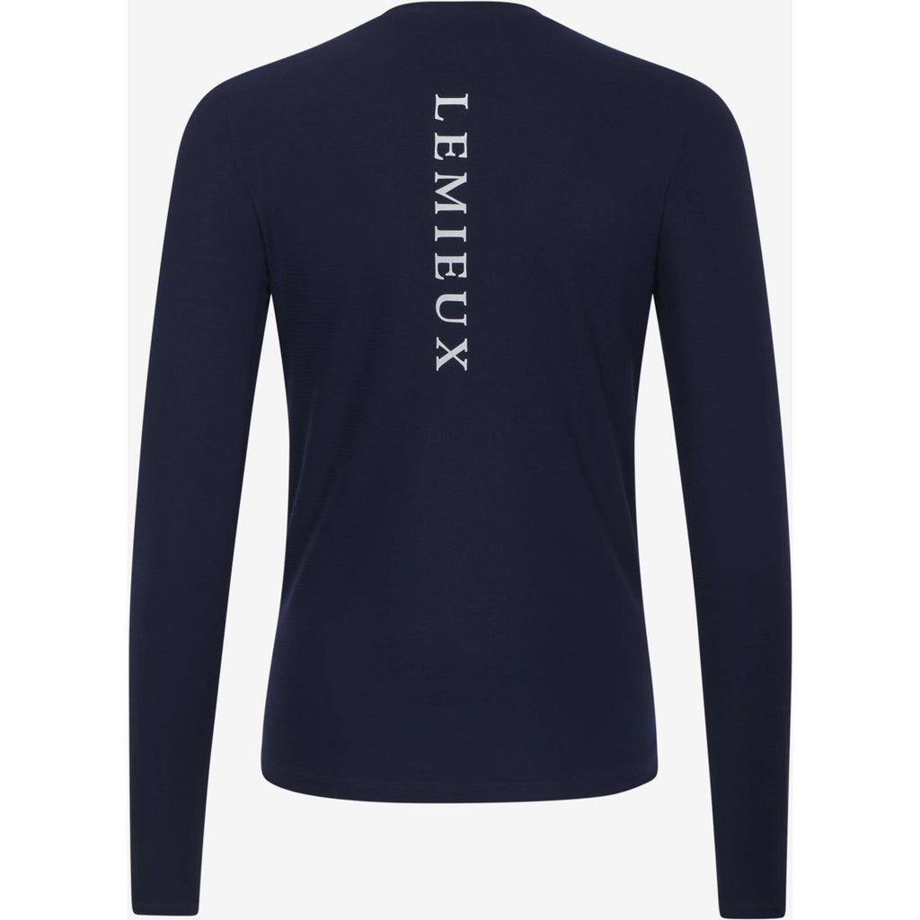 LeMieux Baselayer Sports Tee Mangas Largas Navy